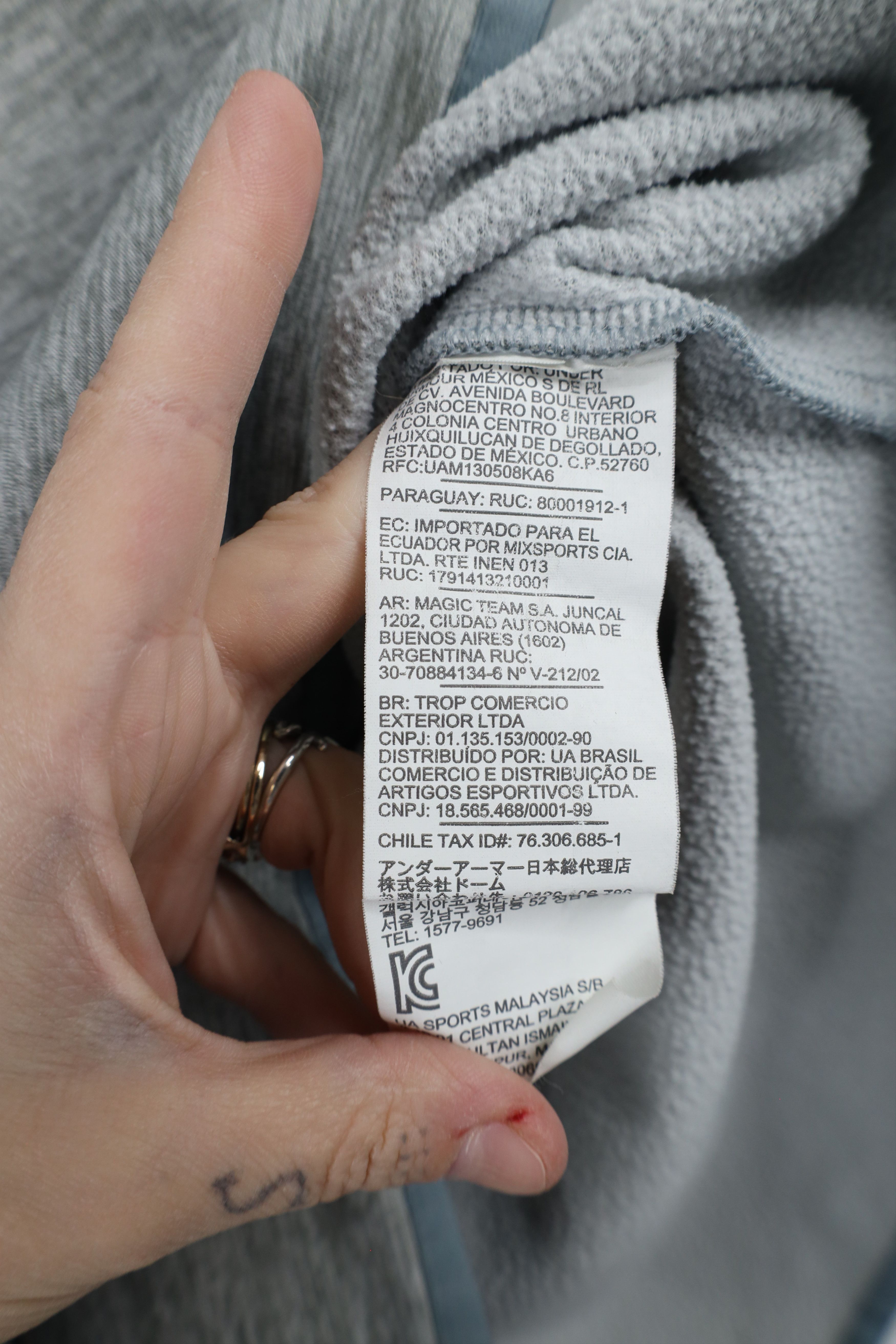 Under Armour × Vintage Under Armour Storm Loose Camouflage Hoodie Sweatshirt Gray Size L / US 10 / IT 46 - 8 Thumbnail