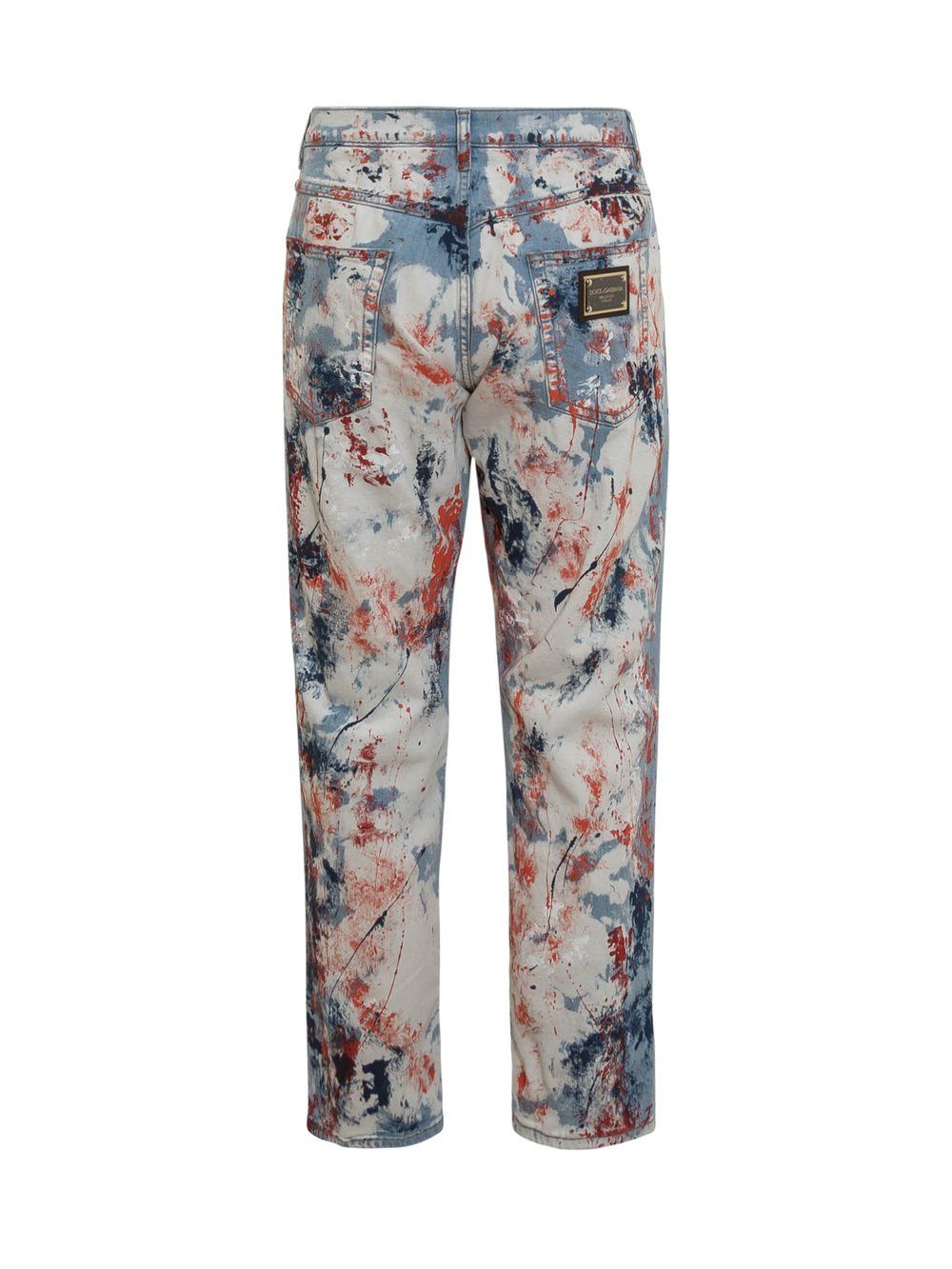 Dolce & Gabbana o1y0125 5-Pocket Pant in Multicolor Size US 34 / EU 50 - 2 Thumbnail