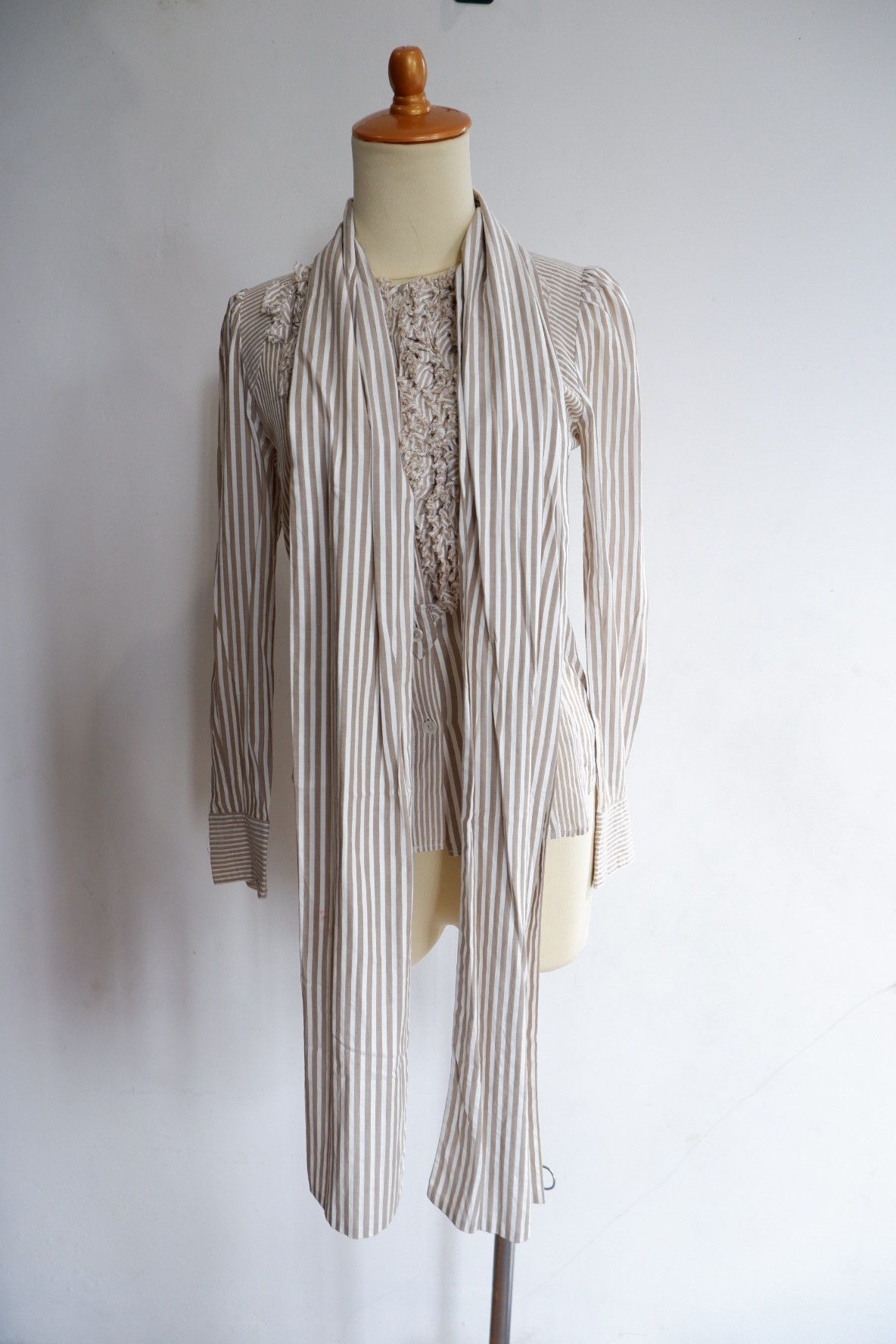 Vintage Atsuro Tayama Bow Tie Blouse Shirts