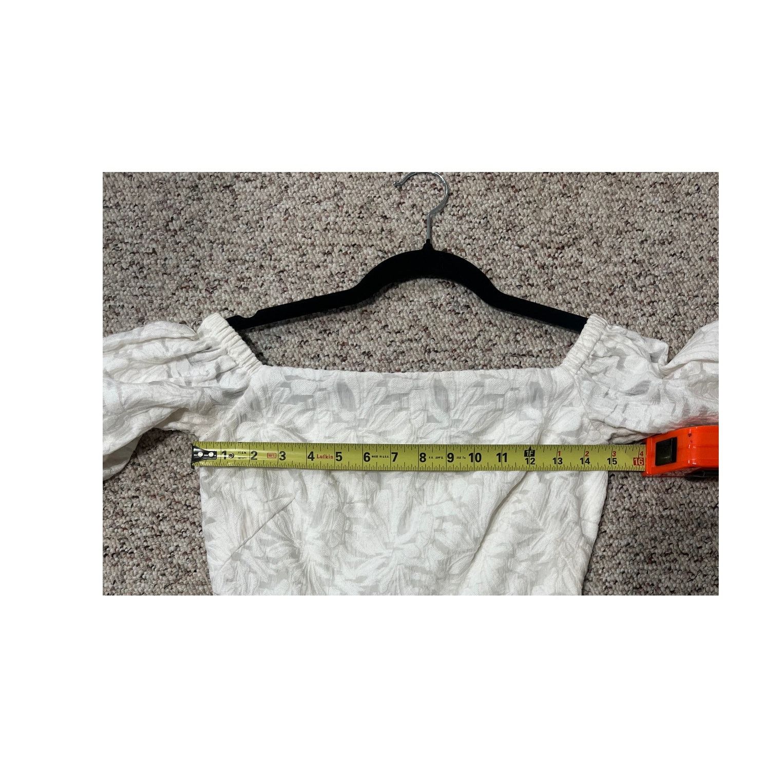 & Other Stories & Other Stories White Mini Dress Off Shoulder Bardot SZ 4 Size S / US 4 / IT 40 - 8 Thumbnail