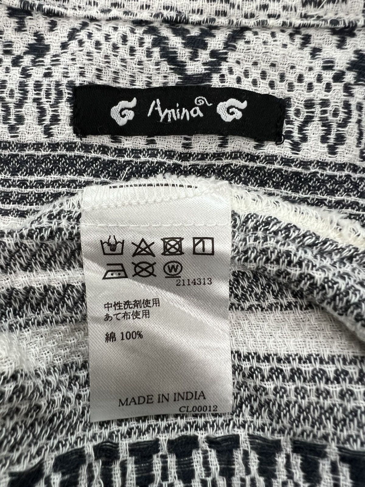 Japanese Brand Amina Open Collar Shirt Size US M / EU 48-50 / 2 - 7 Thumbnail