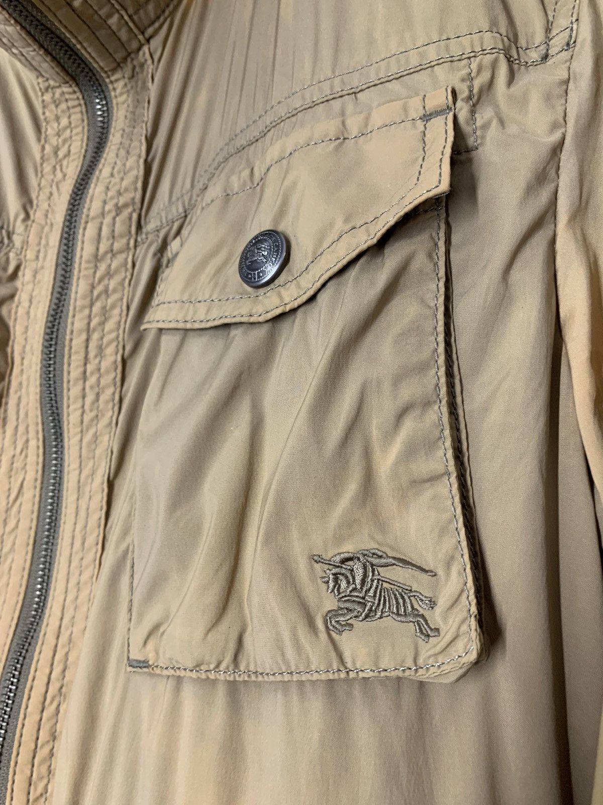 Burberry Burbbery Black Label Japan Sun Faded Light Jacket Size US M / EU 48-50 / 2 - 7 Thumbnail