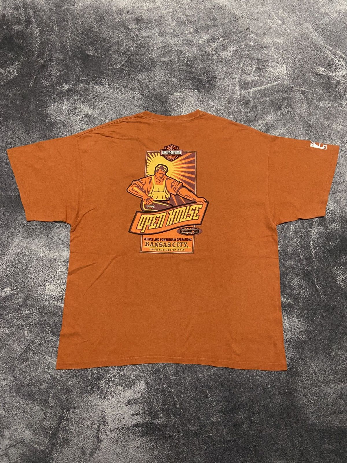 Harley Davidson Y2K Harley Davidson Motorcycles Open House Tee 2007 Size US XXL / EU 58 / 5 - 1 Thumbnail