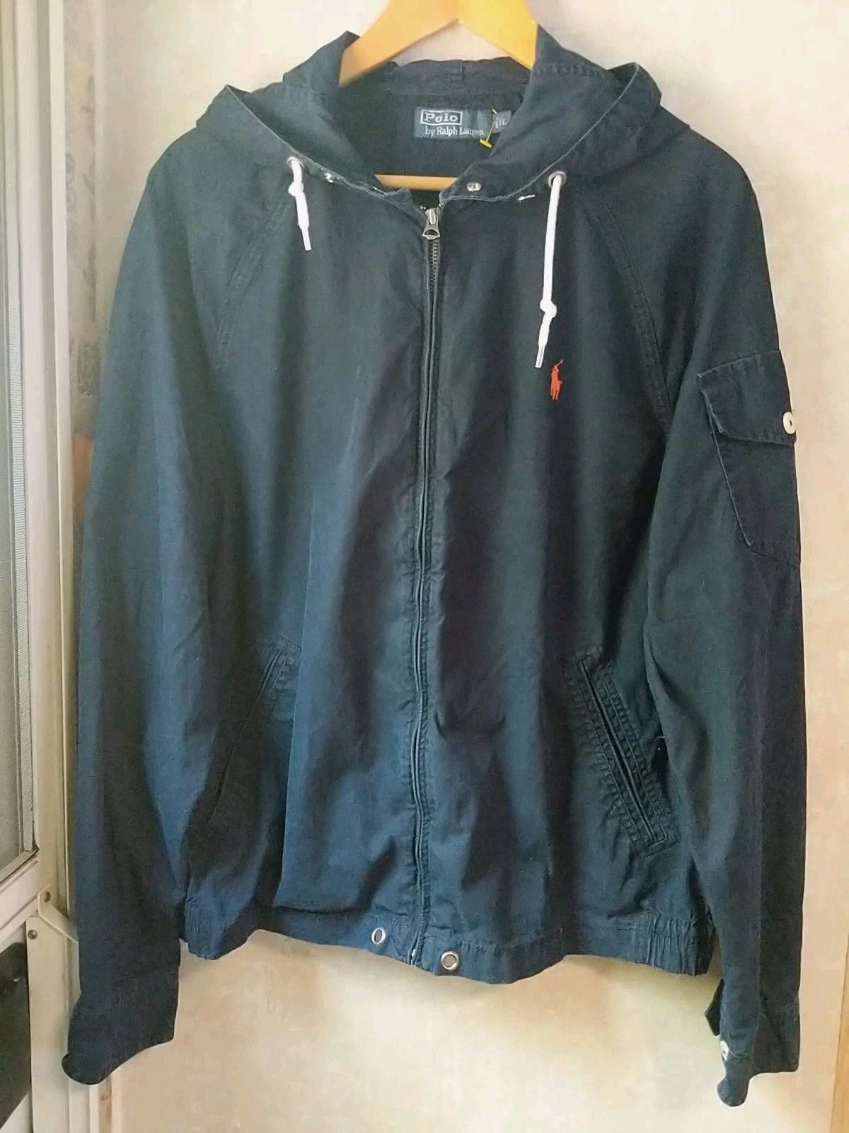Polo Ralph Lauren Polo Ralph Lauren Windbreaker Full Zip Hooded Military Size US L / EU 52-54 / 3 - 1 Thumbnail