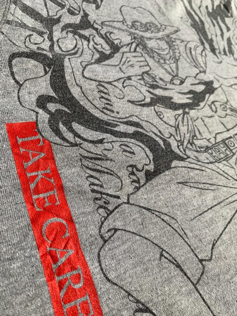 Japanese Brand One Piece Portgas D Ace Hoodies /Akira Evangelion Anime Size US M / EU 48-50 / 2 - 4 Thumbnail