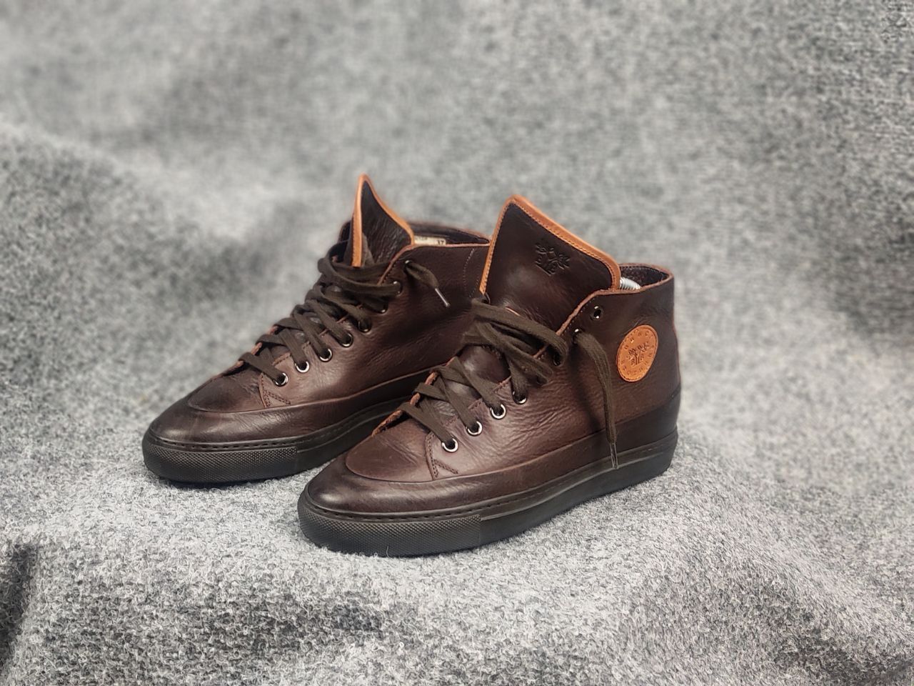 Other Benci Brothers scrambler Fur brown leather boots Sneakers Size US 8 / IT 38 - 9 Thumbnail