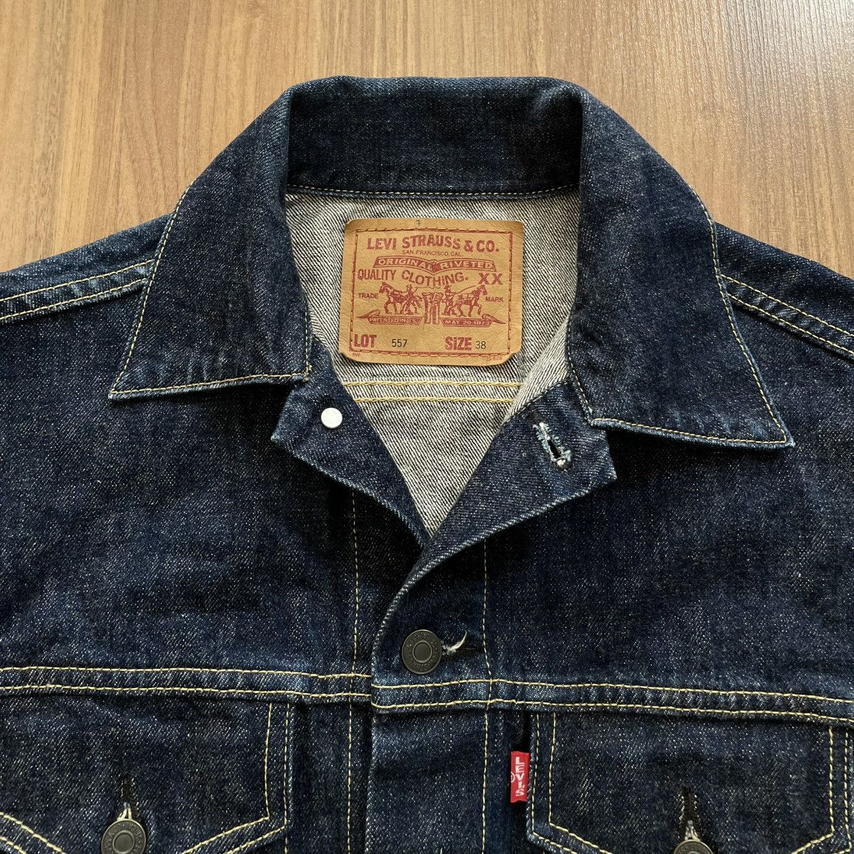 Levi's Vtg 90s Japan Levi’s Lot 557 Type-lll Trucker Denim Jacket Size US M / EU 48-50 / 2 - 4 Thumbnail