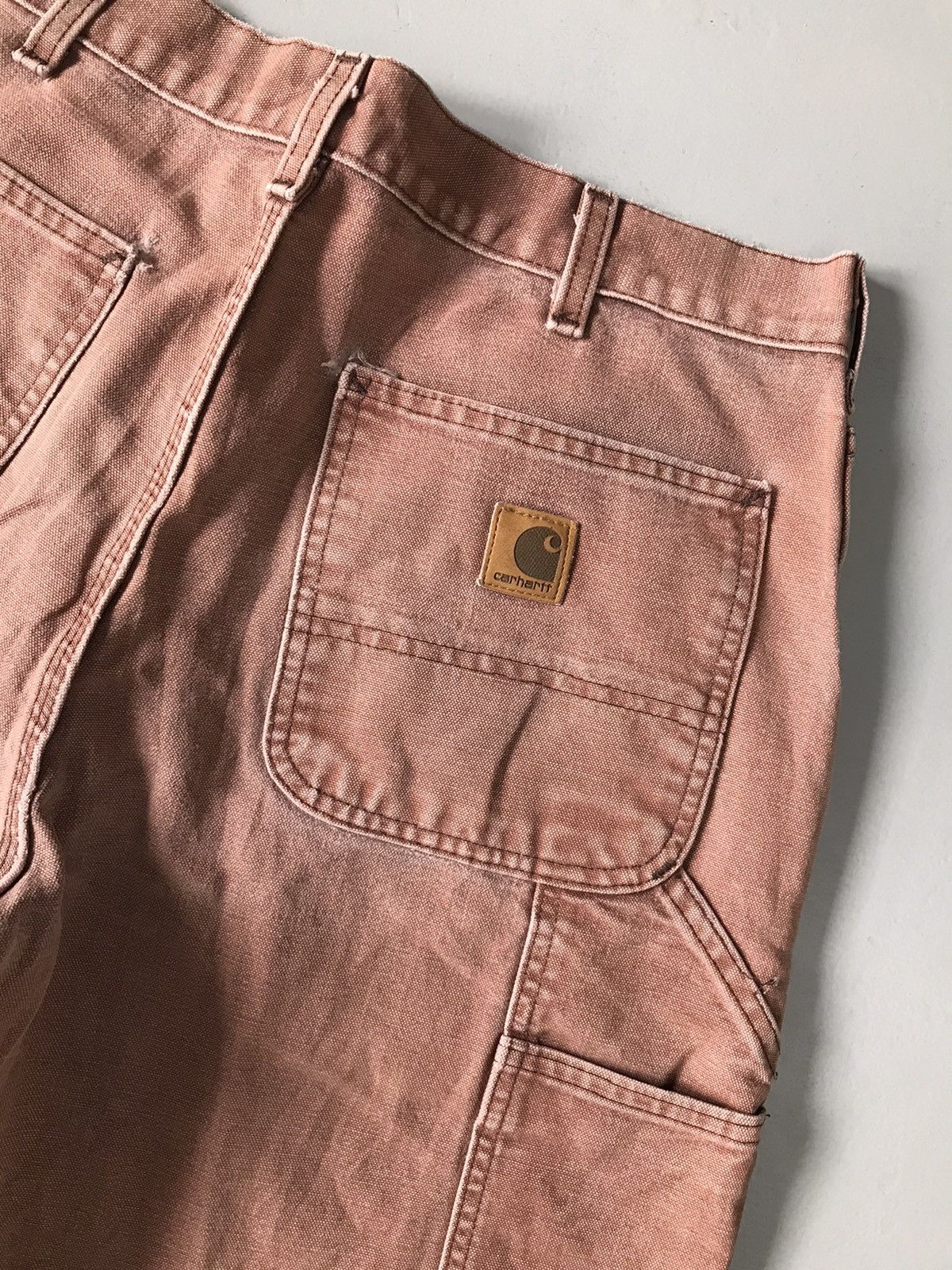 Carhartt Vintage Carhartt carpenter damaged workwear denim Size US 36 / EU 52 - 13 Thumbnail