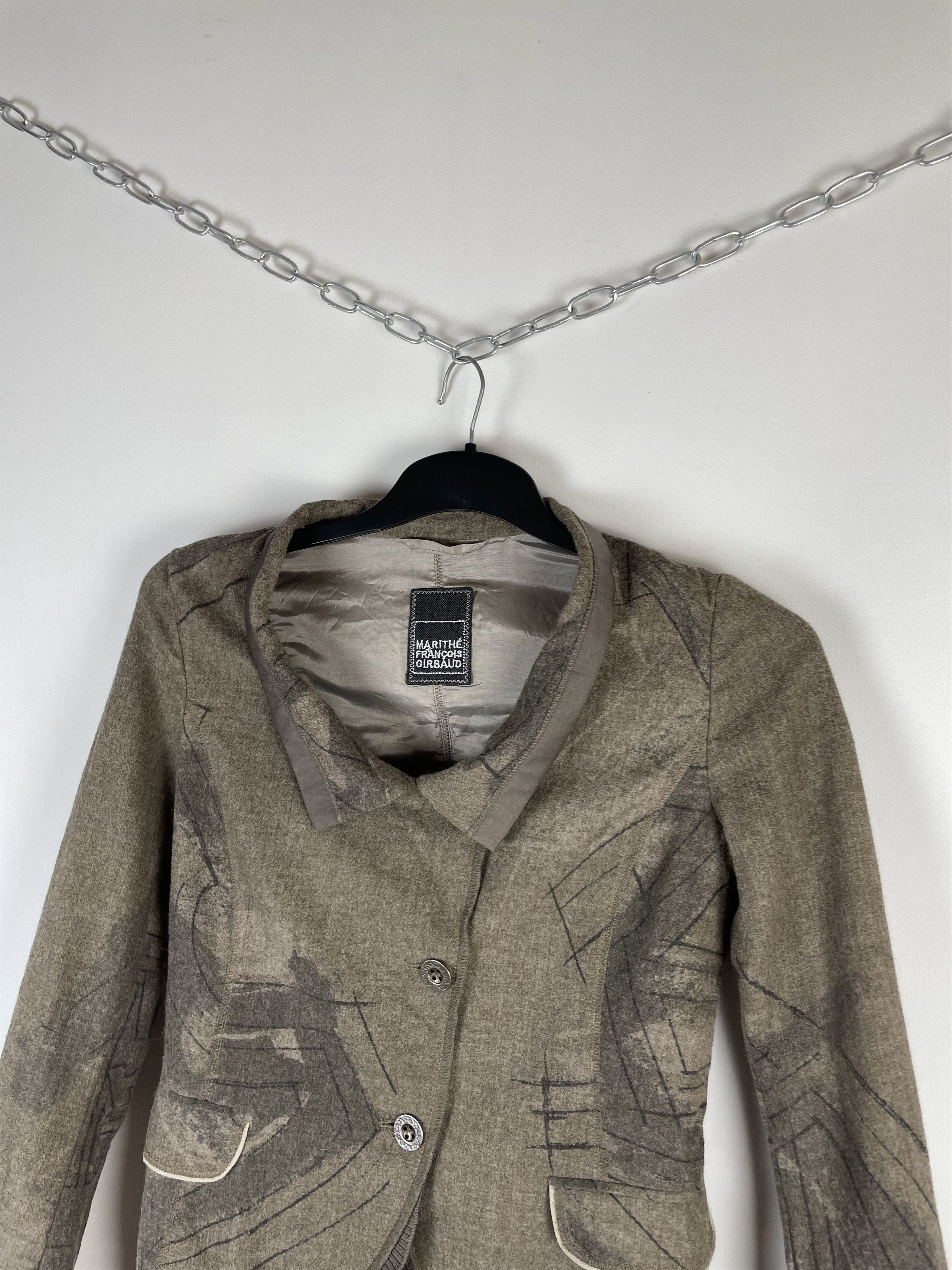 Marithe + Francois Girbaud Marithe Francois Girbaud Blazer Size XS / US 0-2 / IT 36-38 - 4 Thumbnail