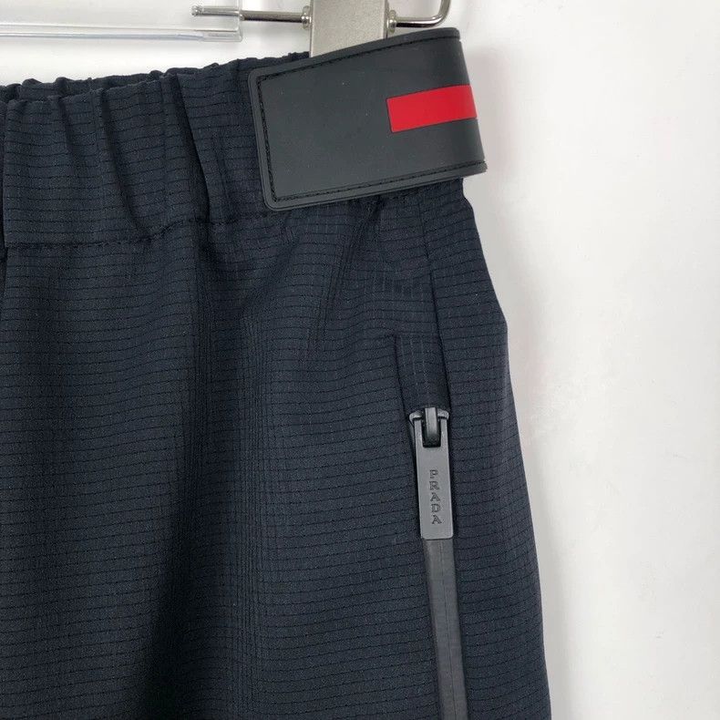 Prada Prada Size M Dark blue tie-up casual trousers trousers size Size US 26 / EU 42 - 3 Thumbnail