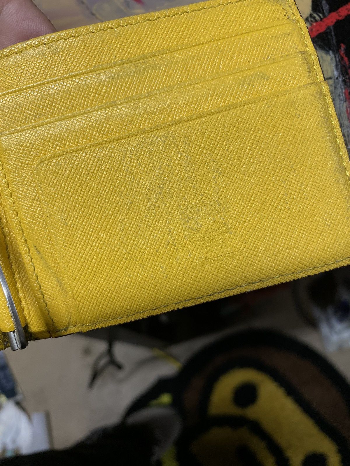 Designer × MCM MCM Monogram Leather Men’s Bifold Wallet Preowned Size ONE SIZE - 7 Thumbnail