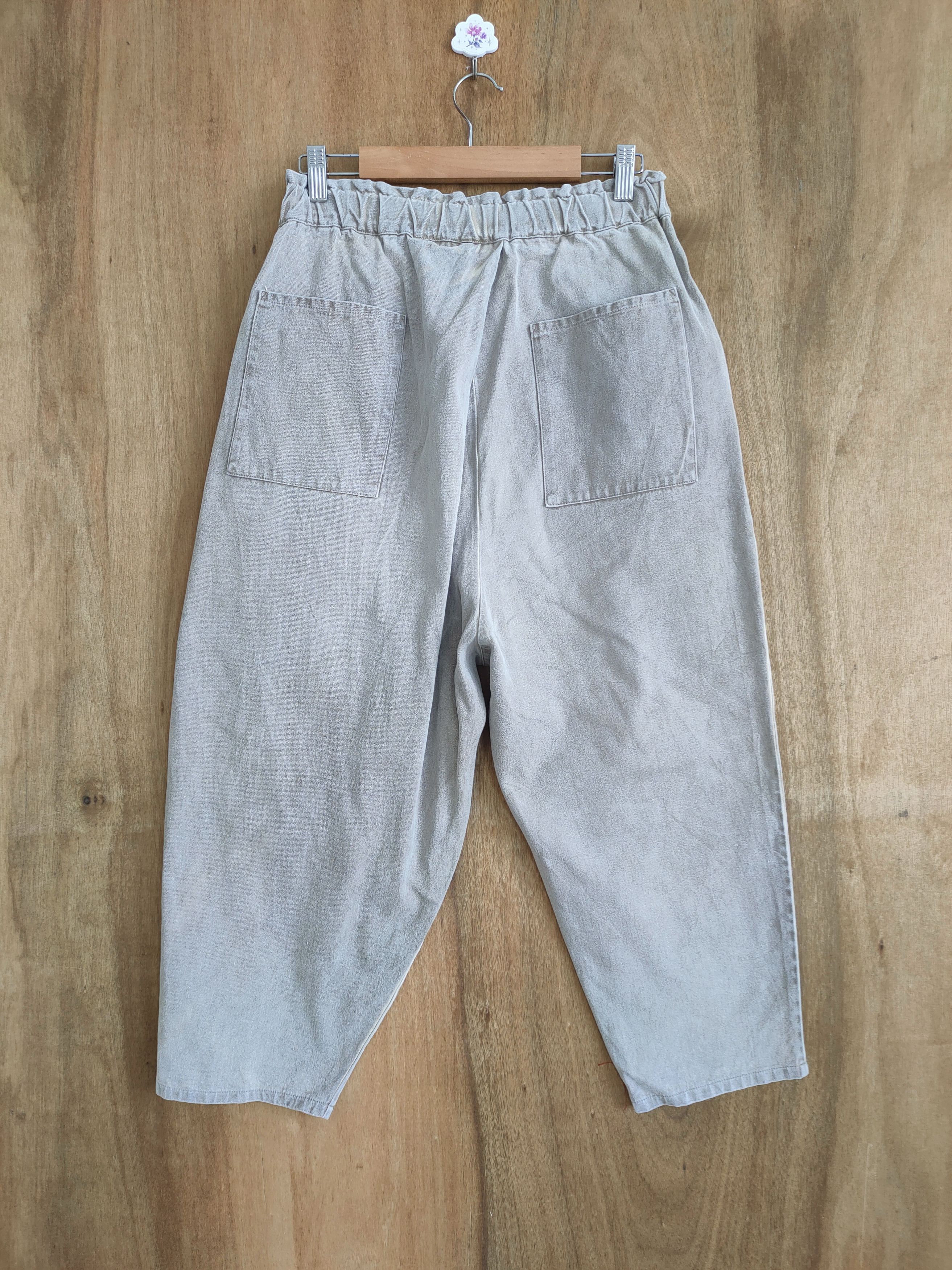 Japanese Brand JAPAN MADE! UZOIRO SPRING WAIST BAGGY EASY PANTS Size US 30 / EU 46 - 2 Thumbnail