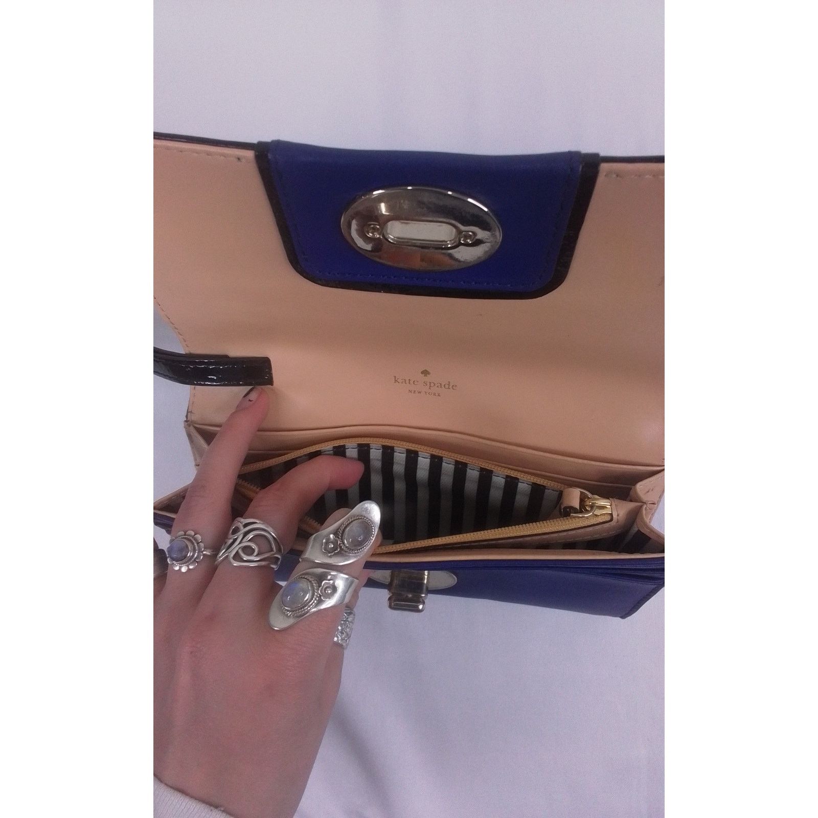 Kate Spade Kate Spade Clutch Wallet Blue Wristlet Size ONE SIZE - 8 Thumbnail