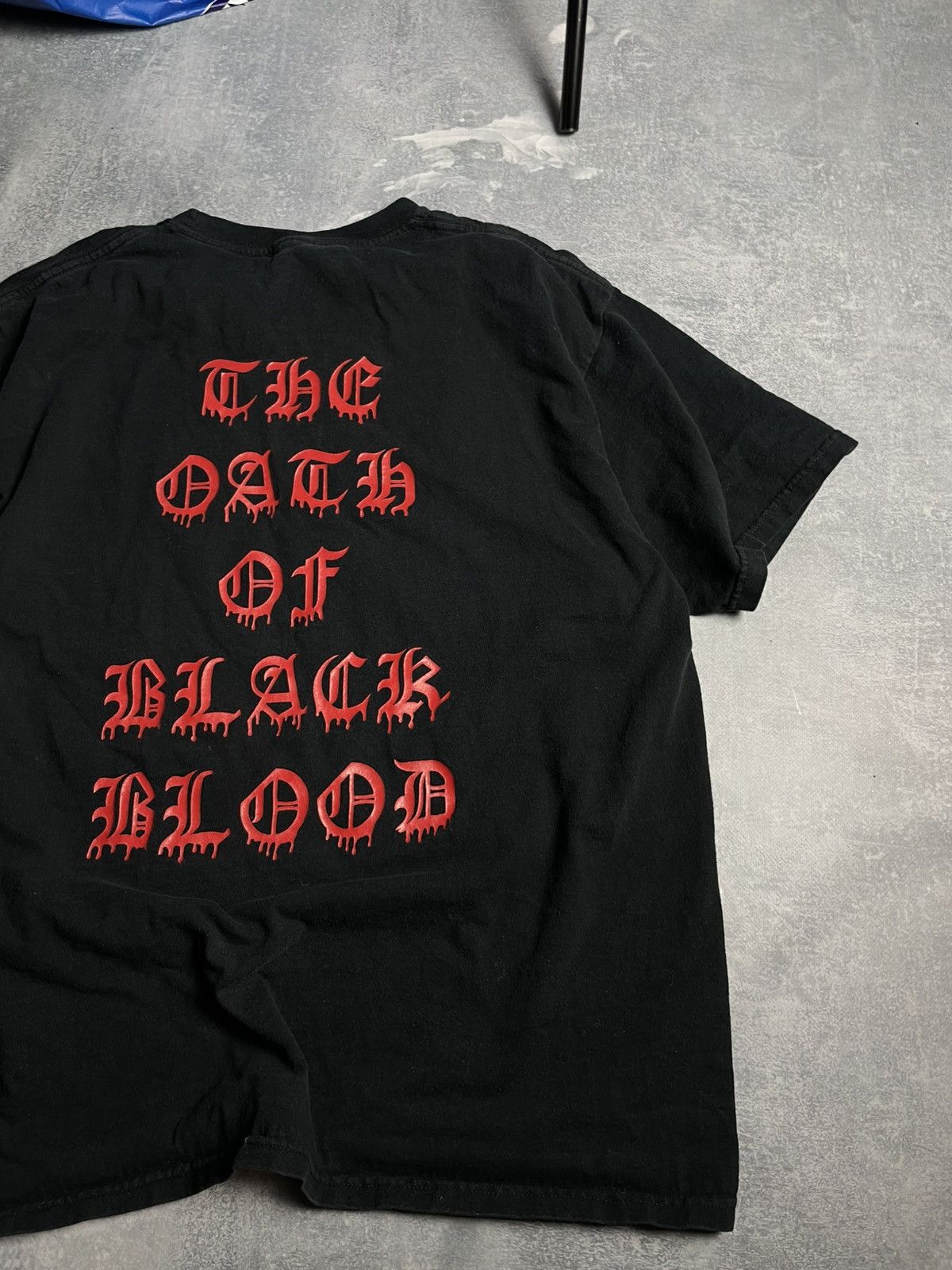 Band Tees Vintage 00s Beherit the dark of black blood tee t-shirt Size US L / EU 52-54 / 3 - 2 Thumbnail