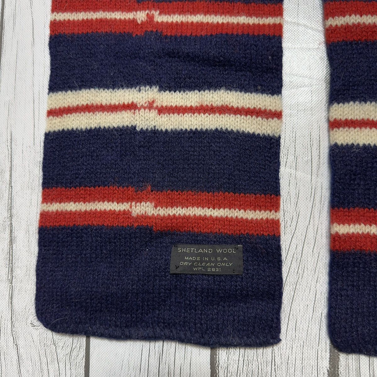 Vintage Vintage Shetland wool scarf Size ONE SIZE - 3 Thumbnail