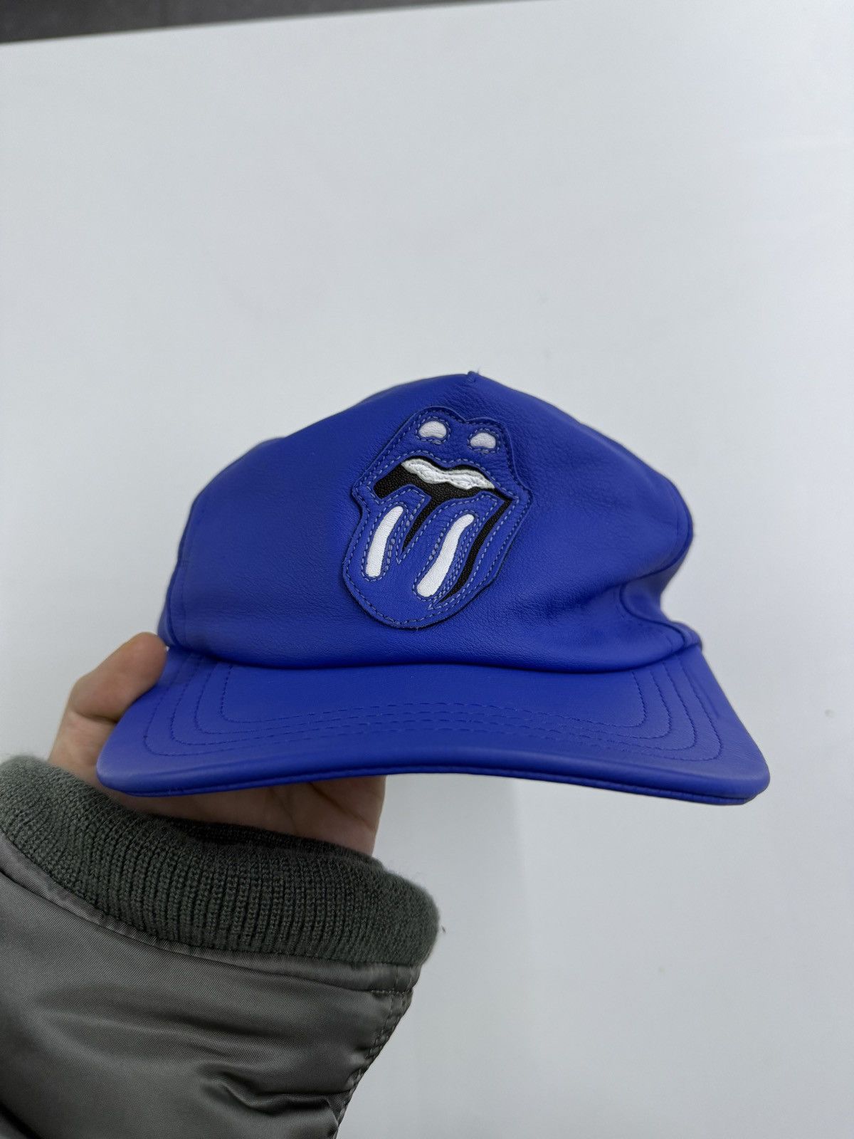 Chrome Hearts Chrome hearts rolling stone leather cap Size ONE SIZE - 1 Thumbnail