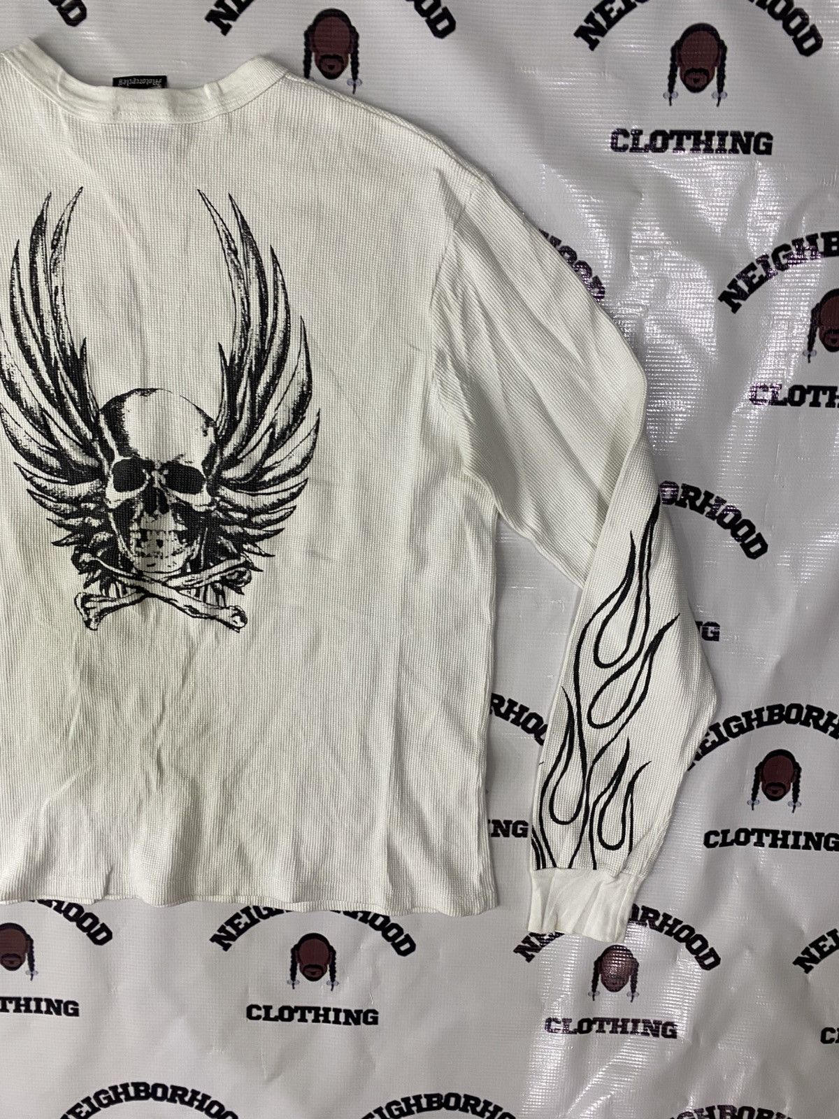 Vintage SICKBOY MOTORCYCLES VINTAGE THERMAL TEE. Size US L / EU 52-54 / 3 - 6 Thumbnail