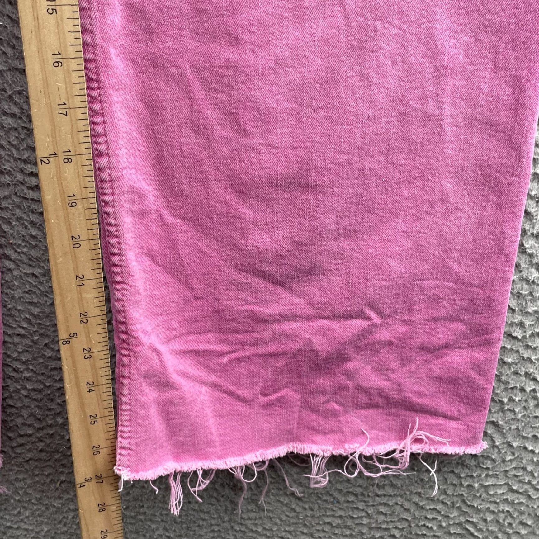 Zara Zar Wide Leg Jeans Womens 4 Pink Y2K Boho Chic Academia Classic Preppy 70's Work Shirt Jeans Pink 90s Bohemian Vintage? Size 27" / US 4 / IT 40 - 4 Thumbnail