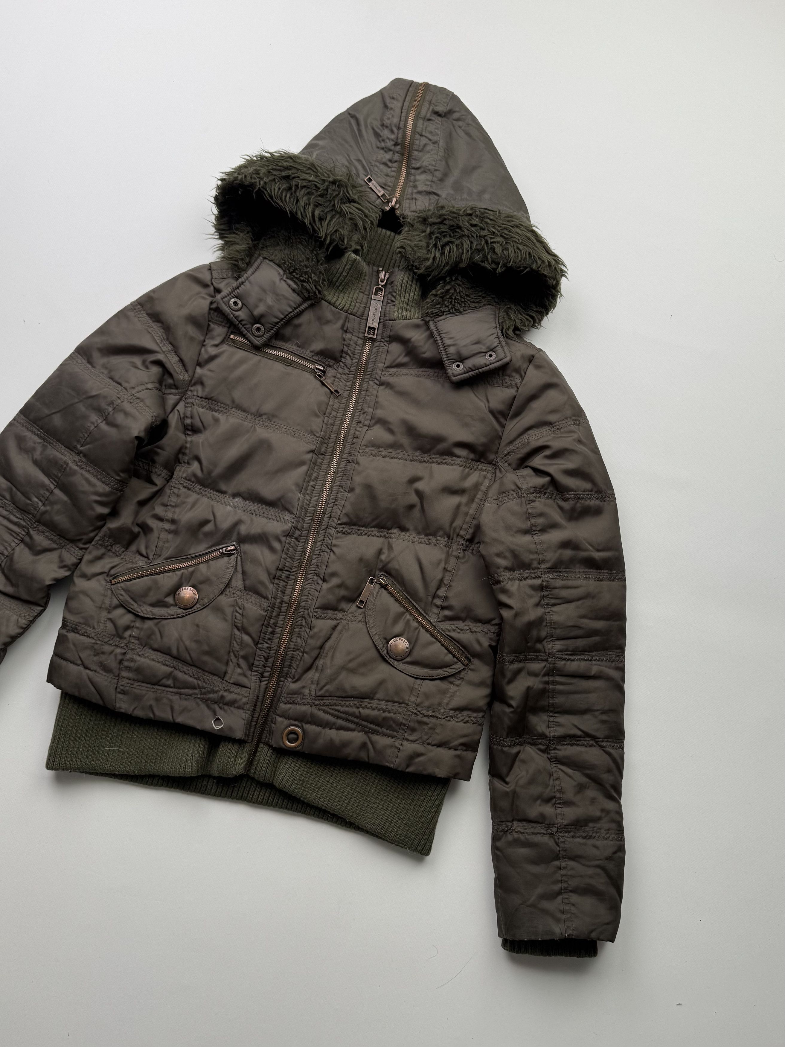 Japanese Brand Vintage Cropped Jacket With Zippers B723(V75)E2 Size M / US 6-8 / IT 42-44 - 3 Thumbnail