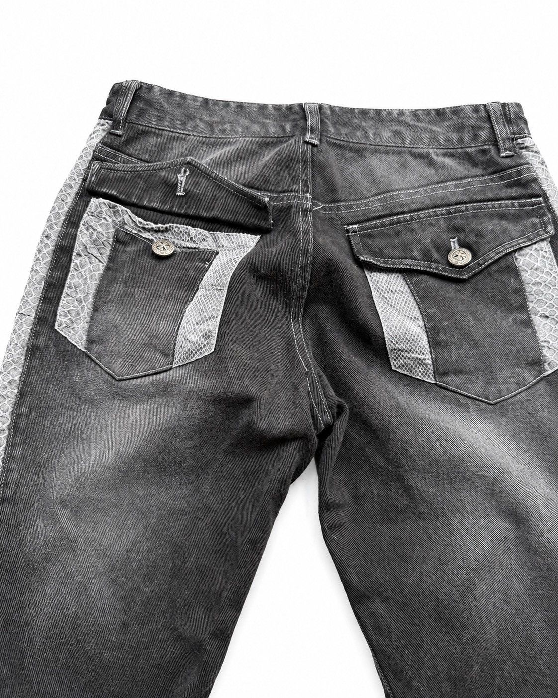 Japanese Brand Berning Sho flare jeans Size US 28 / EU 44 - 5 Thumbnail