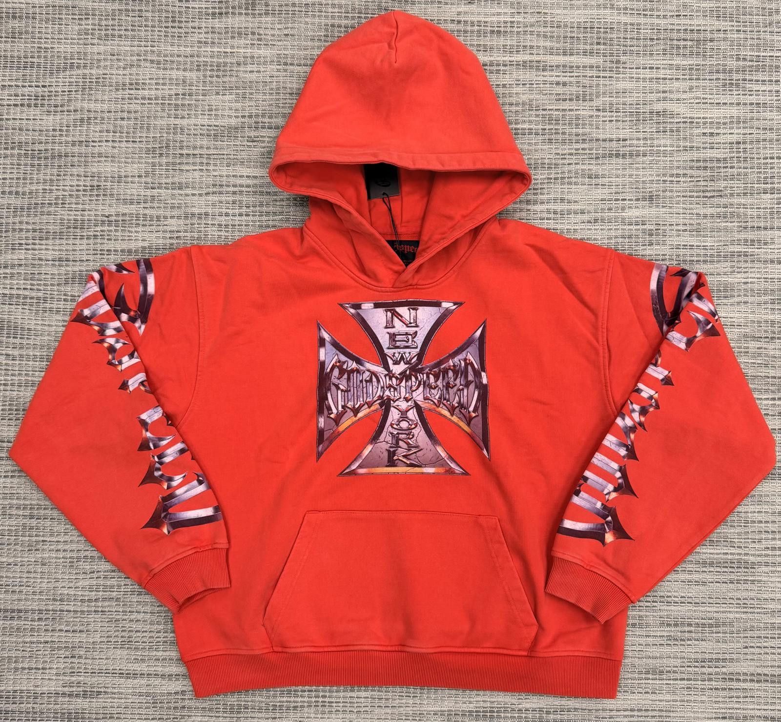 Godspeed Godspeed Red Wash Chrome Mono Hoodie Size US L / EU 52-54 / 3 - 1 Thumbnail