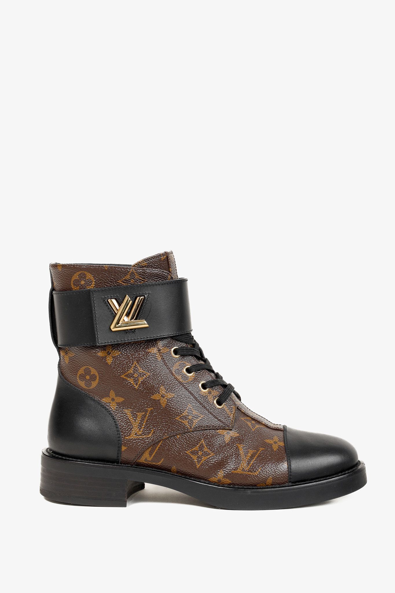Louis Vuitton Louis Vuitton Wonderland Brown Monogram Leather Ranger Boots Size US 9.5 / IT 39.5 - 1 Thumbnail