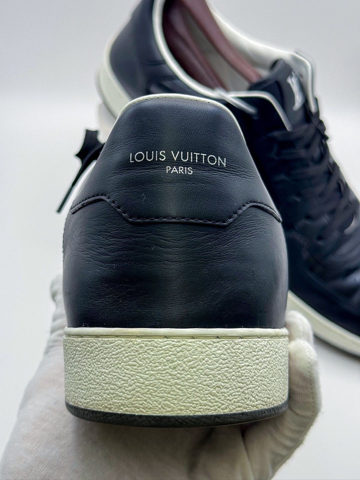 Louis Vuitton Louis Vuitton Rivoli Monogram Leather Sneakers Size US 11 / EU 44 - 11 Thumbnail
