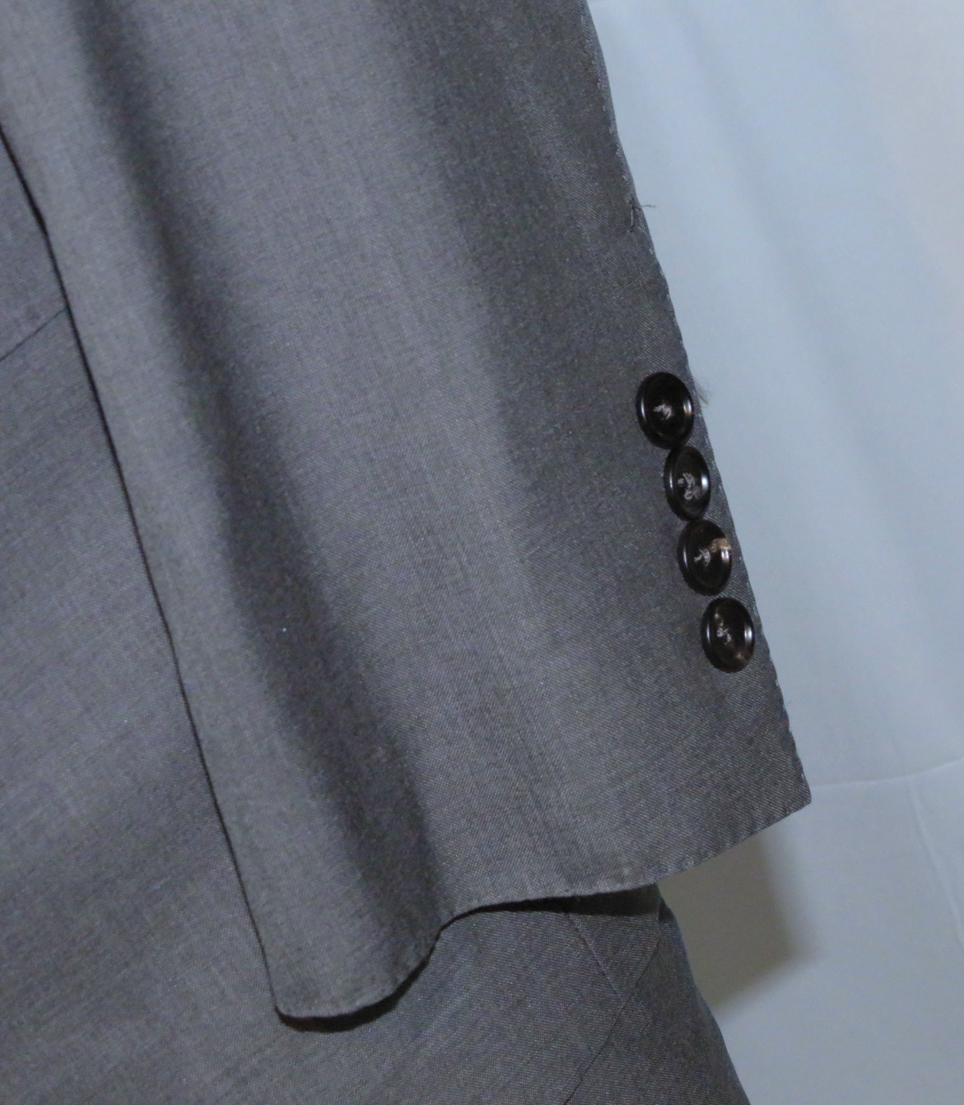 Tom Ford Shelton Current Silk Blend Solid Gray Two Button Suit 38R Size 38R - 9 Thumbnail