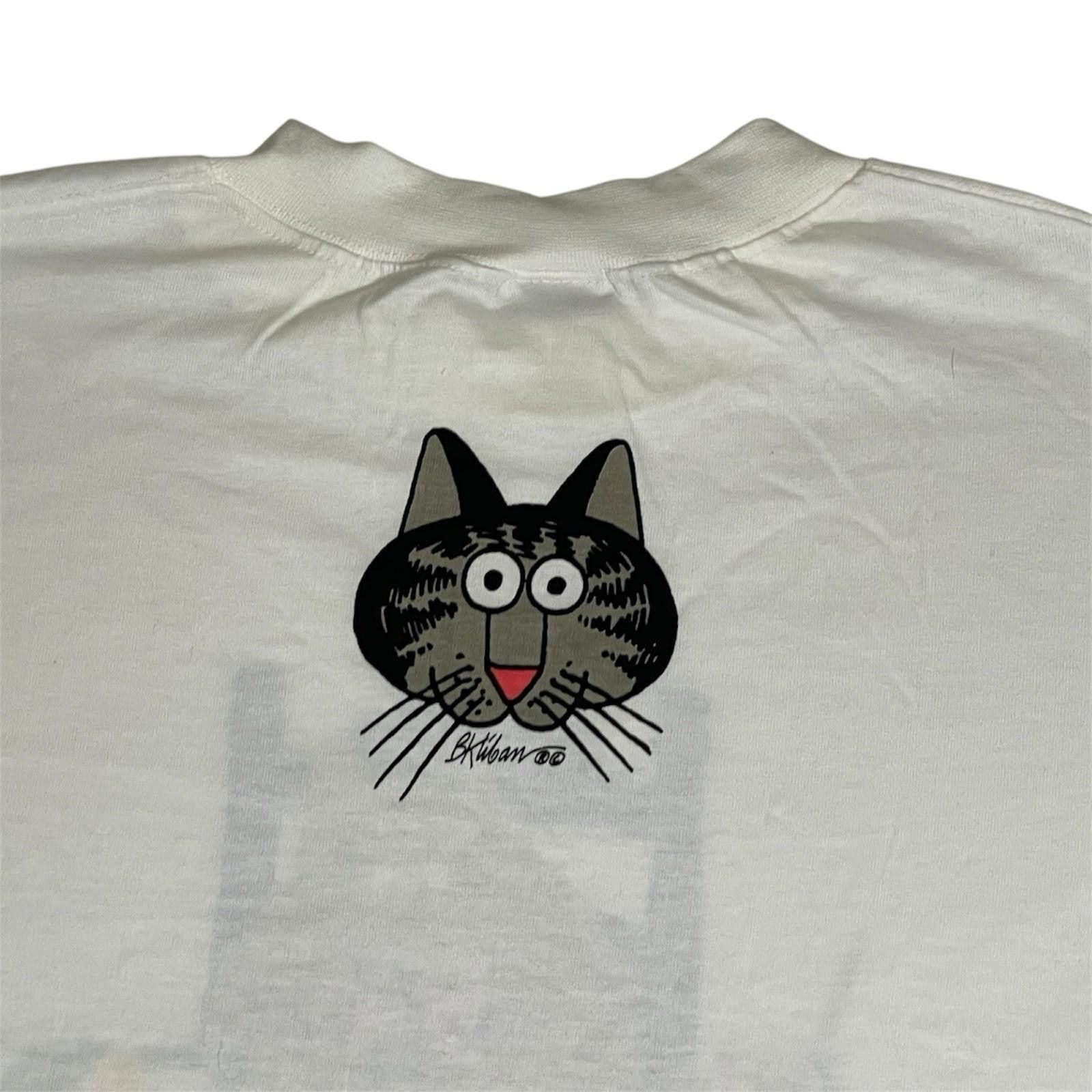 Vintage 90s NWT B. Kliban Cat Crazy Shirts SingleStitch Art Shirt XL Size US XL / EU 56 / 4 - 4 Thumbnail