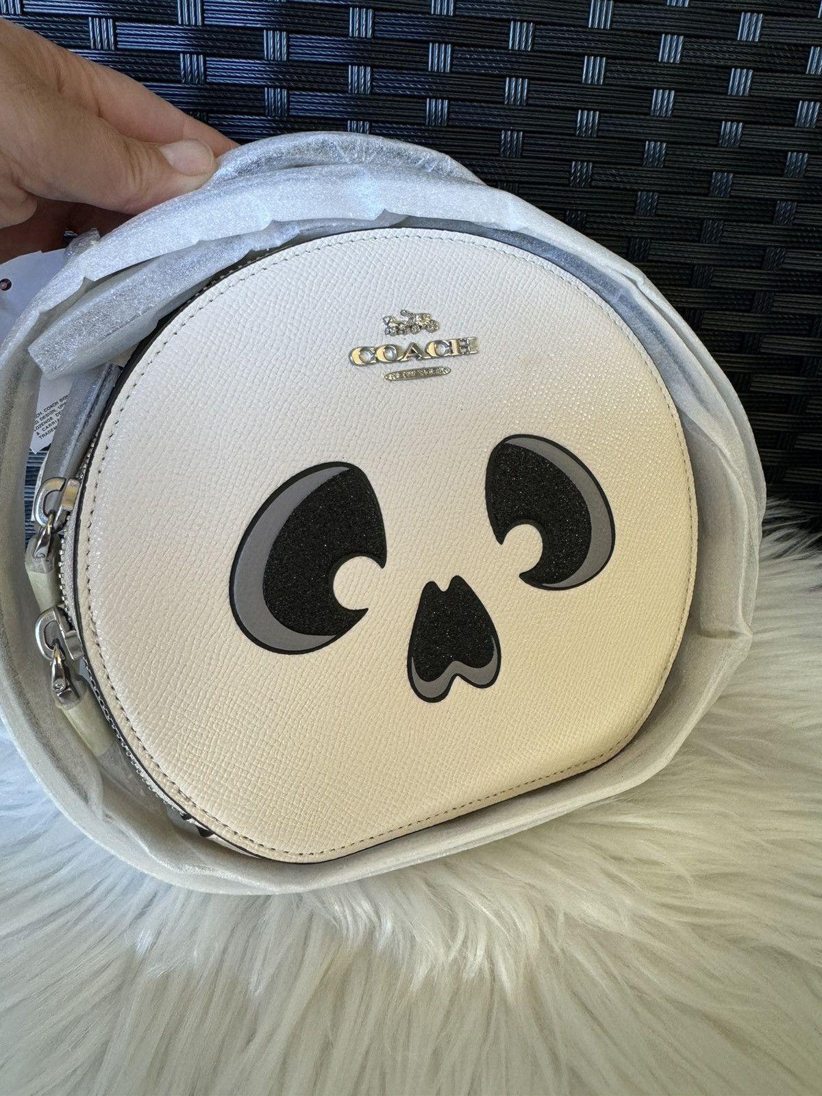 Coach Coach Canteen Crossbody Bag With Halloween Ghost Face Print Size ONE SIZE - 7 Thumbnail