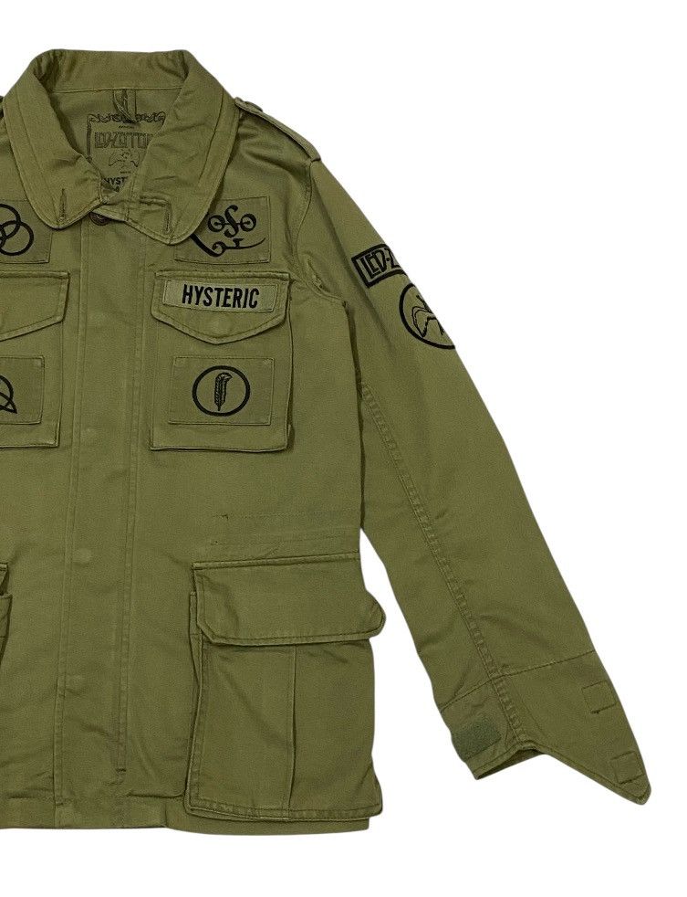 Hysteric Glamour × Led Zeppelin Hysteric Glamour X Led Zeppelin M-65 Military Field Jacket Size M / US 6-8 / IT 42-44 - 6 Thumbnail