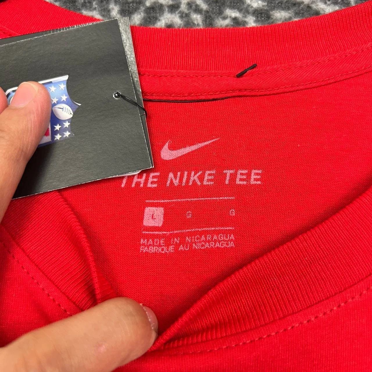 Nike Nike Shirt Men Red Kansas City Chiefs Crew Neck Cotton New L Size US L / EU 52-54 / 3 - 6 Thumbnail