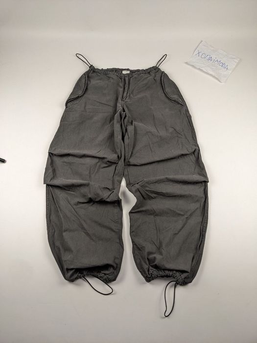 Vintage Baggy Parachute Cargo Pants Y2K