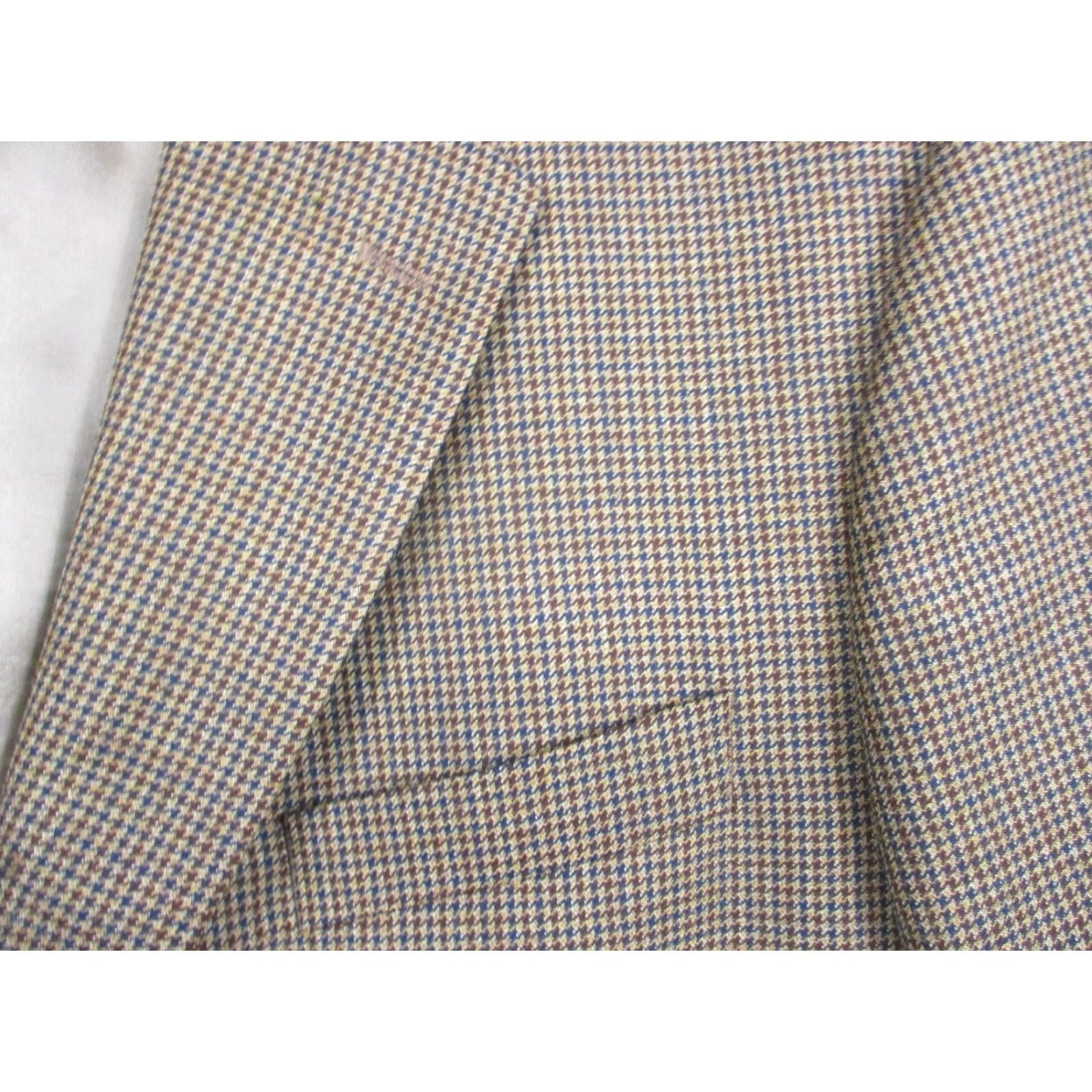 Brooks Brothers VINTAGE Brooks Brothers Sport Coat 346 Mens 46 M Brown Houndstooth Wool 2004 Size US S / EU 44-46 / 1 - 2 Thumbnail