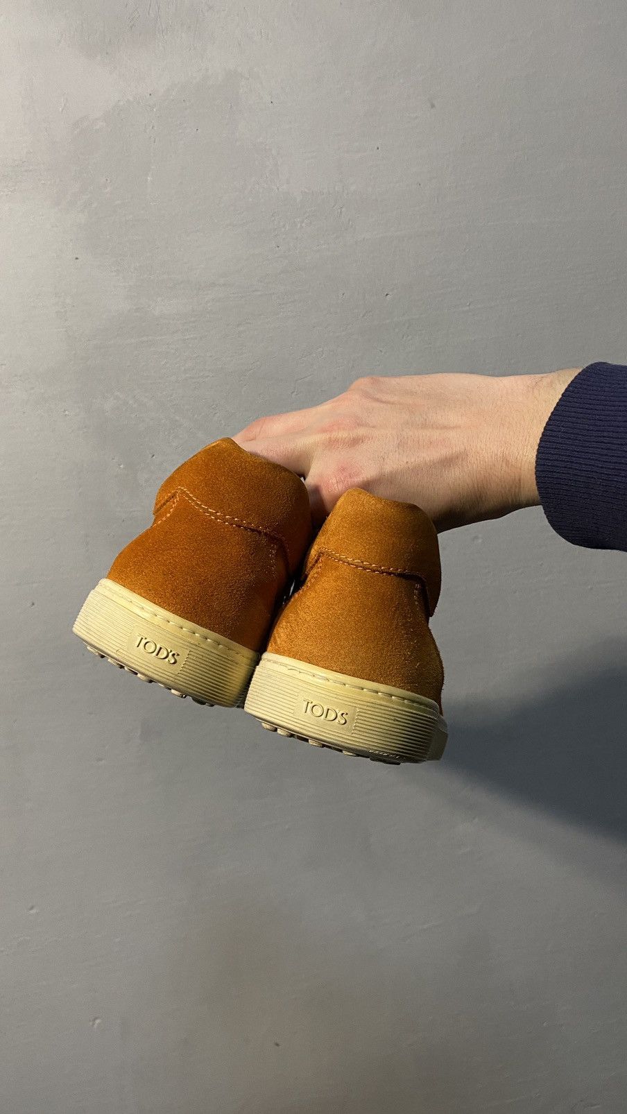 Tod's Tods orange suede sneakers size : 8,5 Size US 8.5 / EU 41-42 - 7 Thumbnail