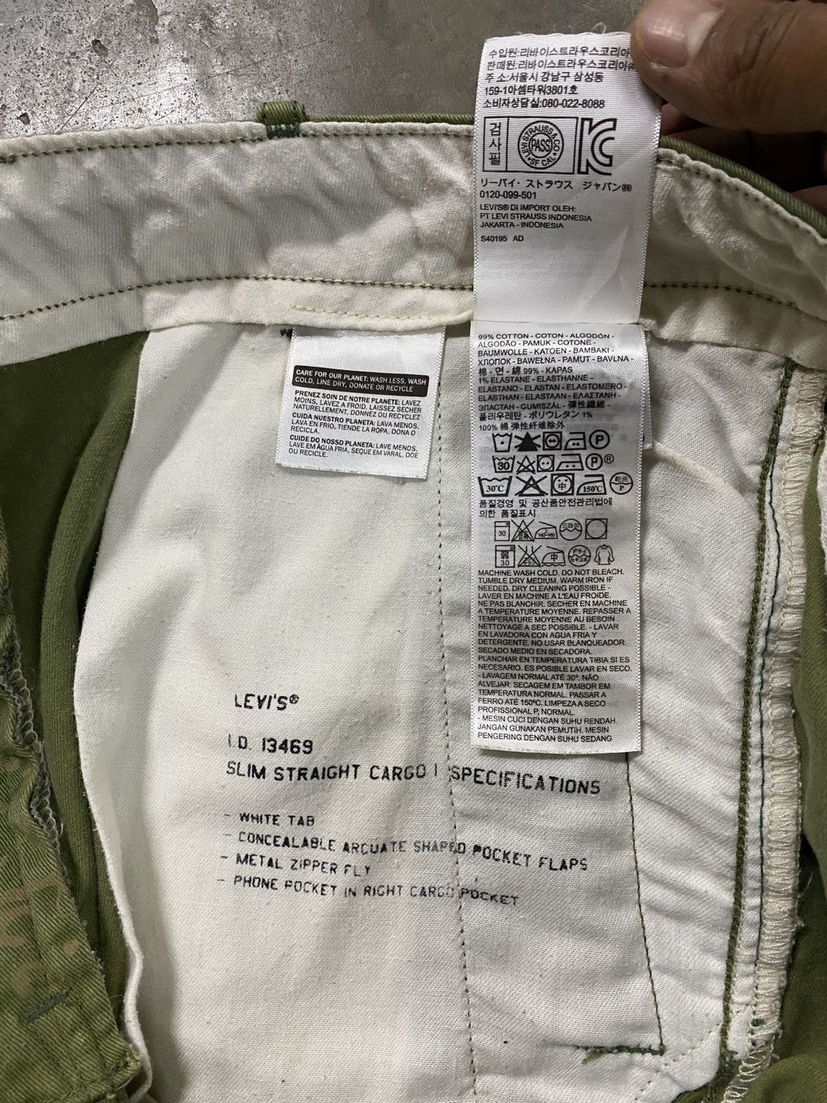 Levi's Levis Cargo Fade Green Military @294 Size US 34 / EU 50 - 7 Thumbnail