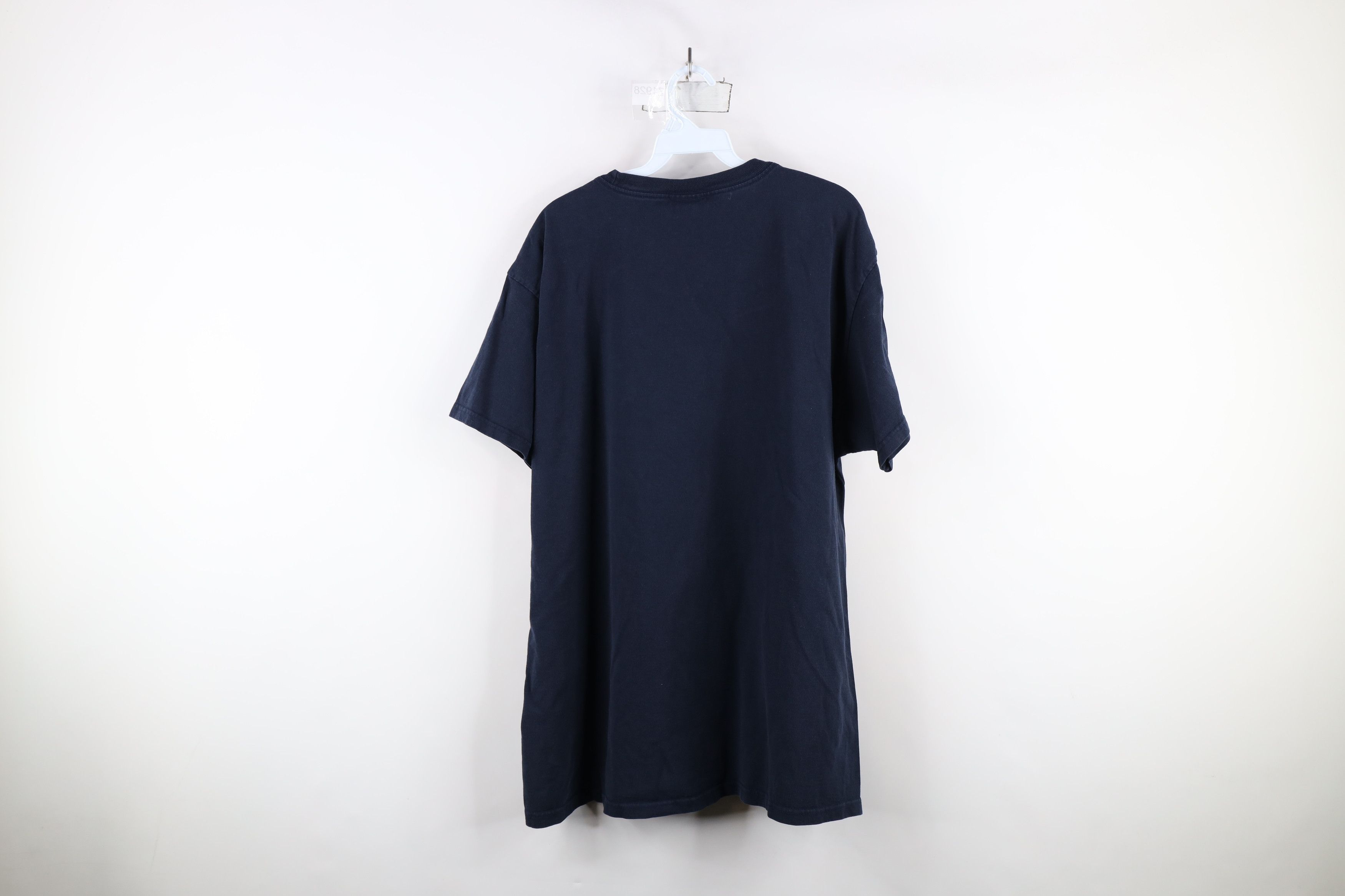 Ralph Lauren × Vintage Vintage 90s Ralph Lauren Spell Stamp New York T-Shirt Blue Size US XL / EU 56 / 4 - 10 Thumbnail