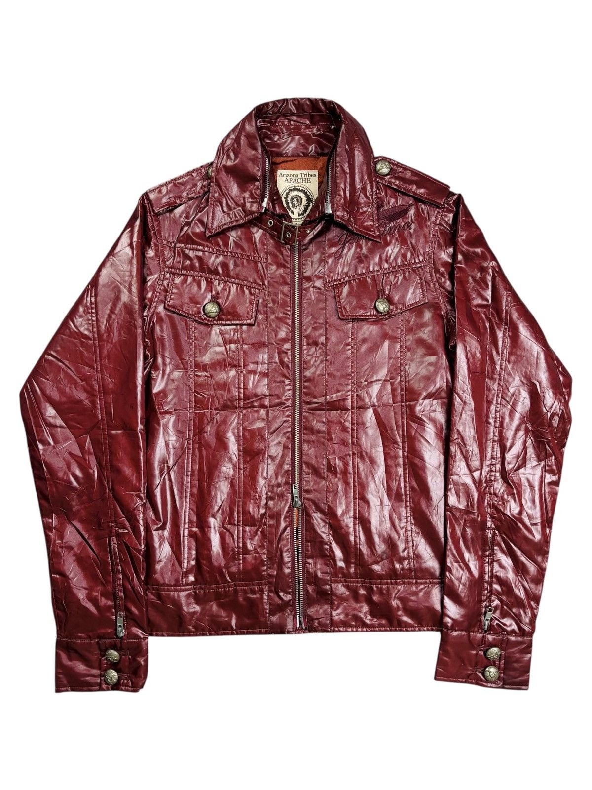 Ekam 2000s Geronimo - Arizona Tribes Apache Red Jacket Size US M / EU 48-50 / 2 - 7 Thumbnail