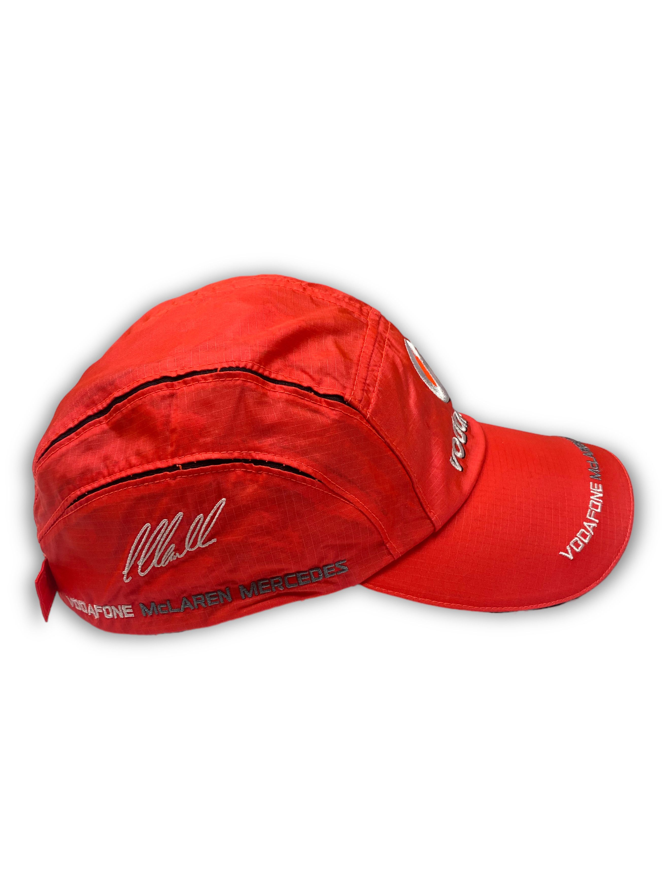 Mercedes-Benz Vintage MERCEDES MCLAREN Red Nylon Shell 5-Panel Cap M562 Size ONE SIZE - 2 Thumbnail