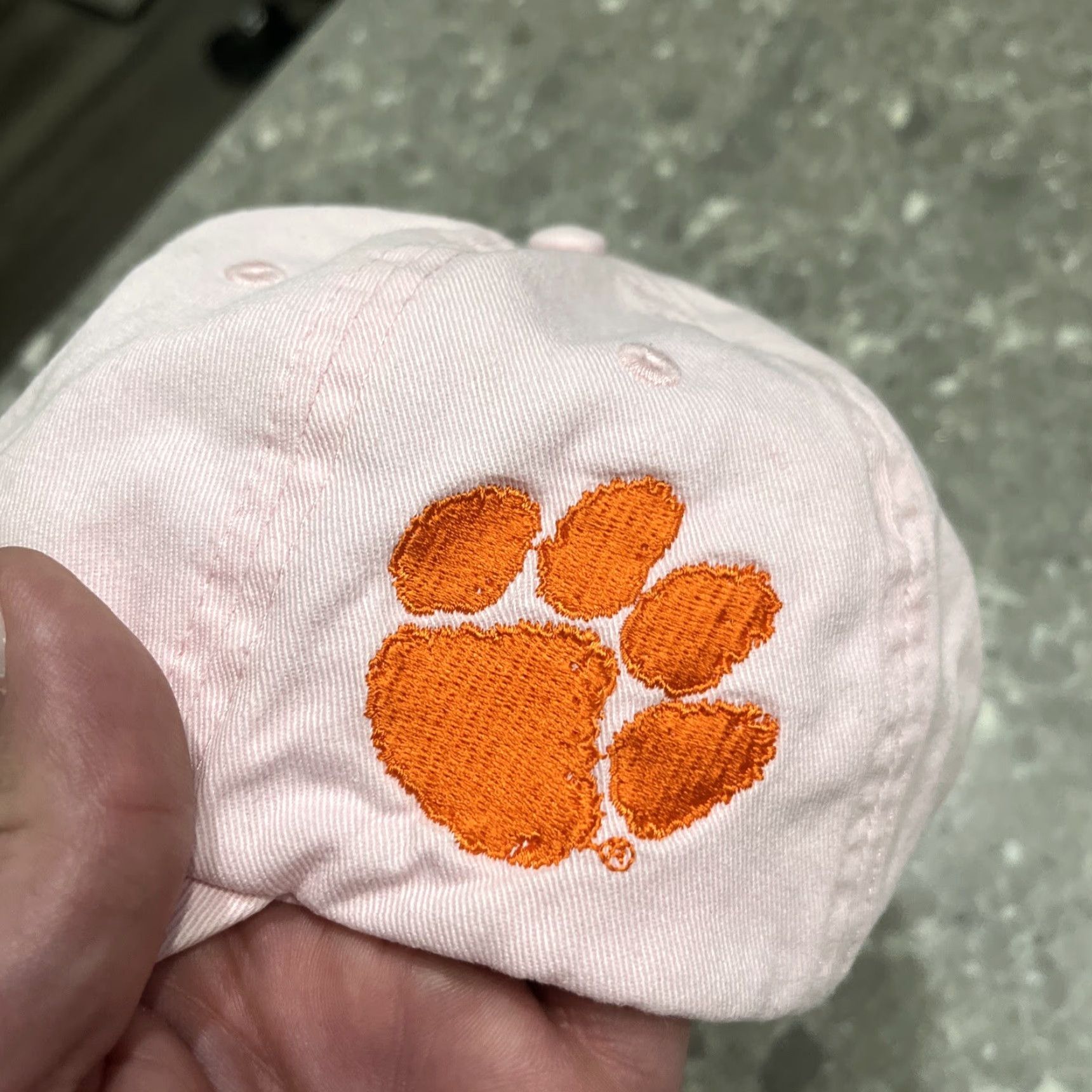 Southern Tide SOUTHERN TIDE Skipjack Pink Collegiate Clemson Hat Baseball Cap Unisex Adults Adjustable Pink Clemson Hat Size ONE SIZE - 3 Thumbnail