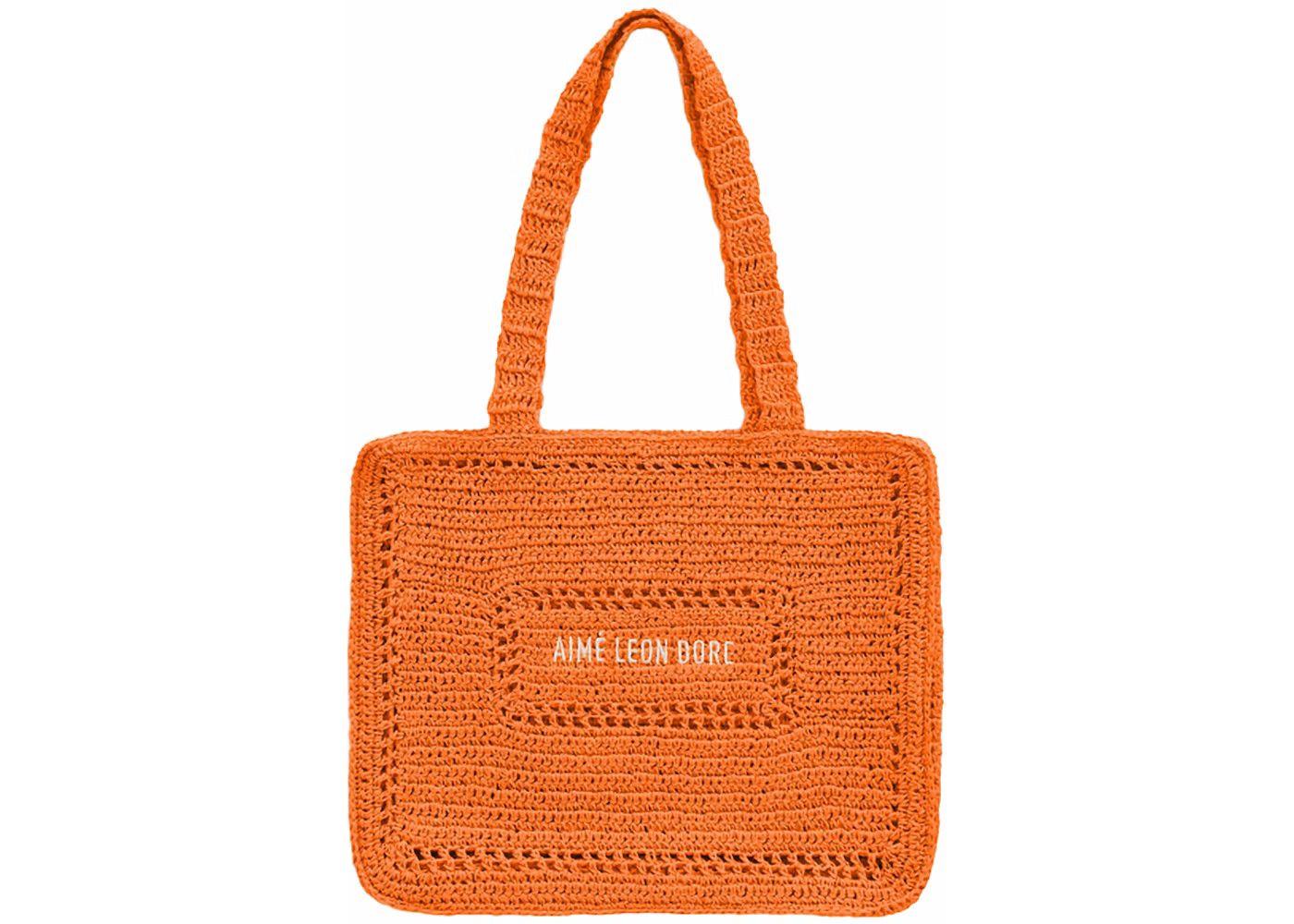 Aime Leon Dore o1mle0126 Size: OS / Unisex Crochet Tote Bag in Orange Size ONE SIZE - 1 Preview