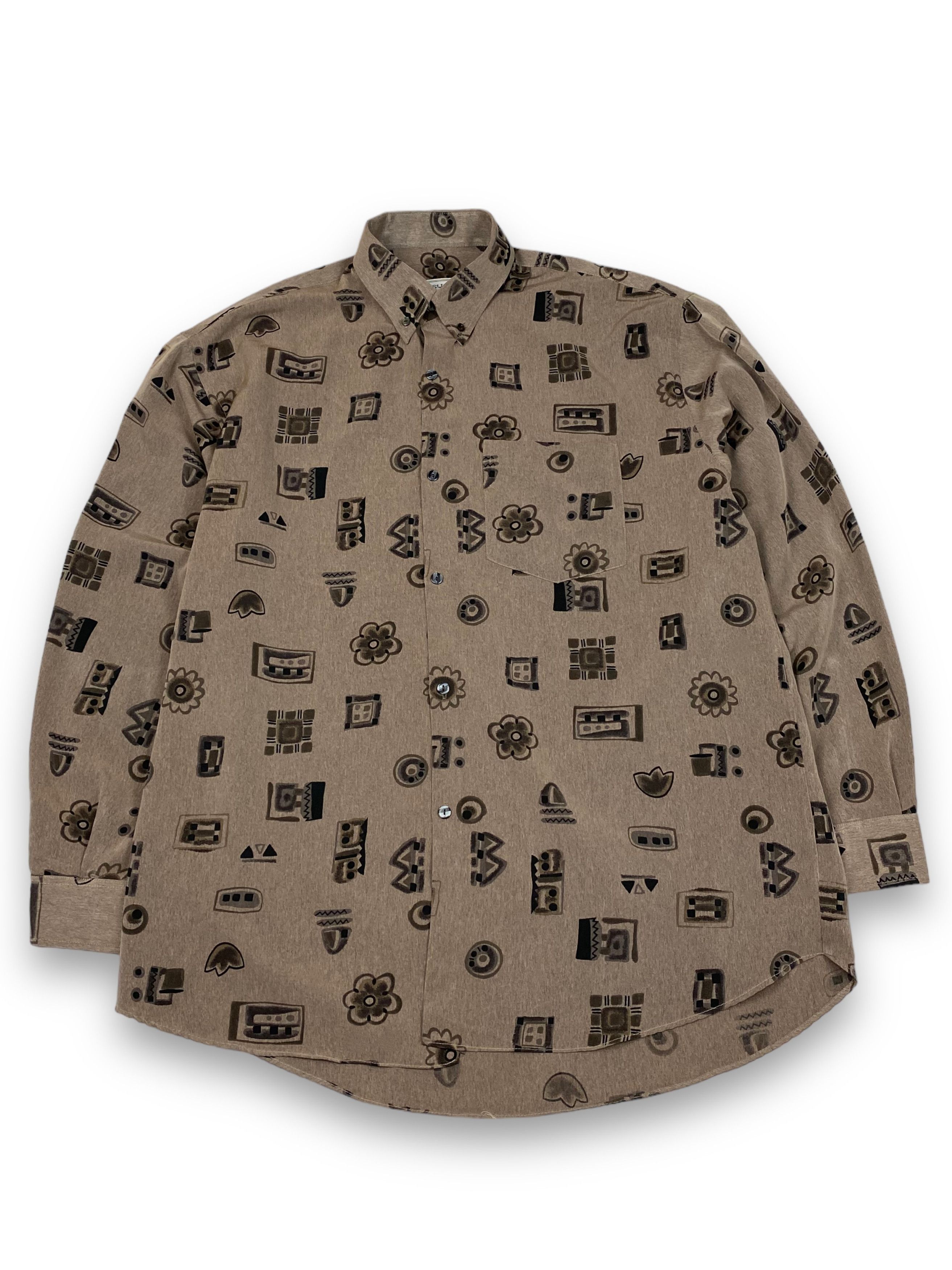 Vintage Vintage SUSKIN Korea Made Avant Garde Button Up Shirt M668 Size US XL / EU 56 / 4 - 1 Thumbnail