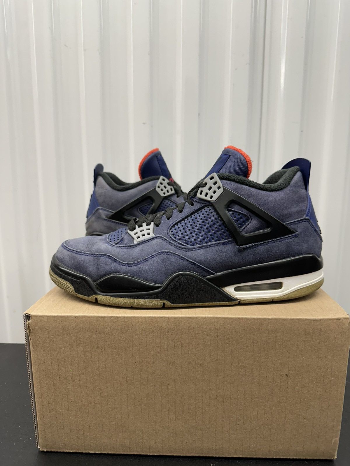 Jordan Brand Nike Jordan Retro 4 Winter Loyal Blue CQ9597401 Size 10.5 Size US 10.5 / EU 43-44 - 1 Thumbnail