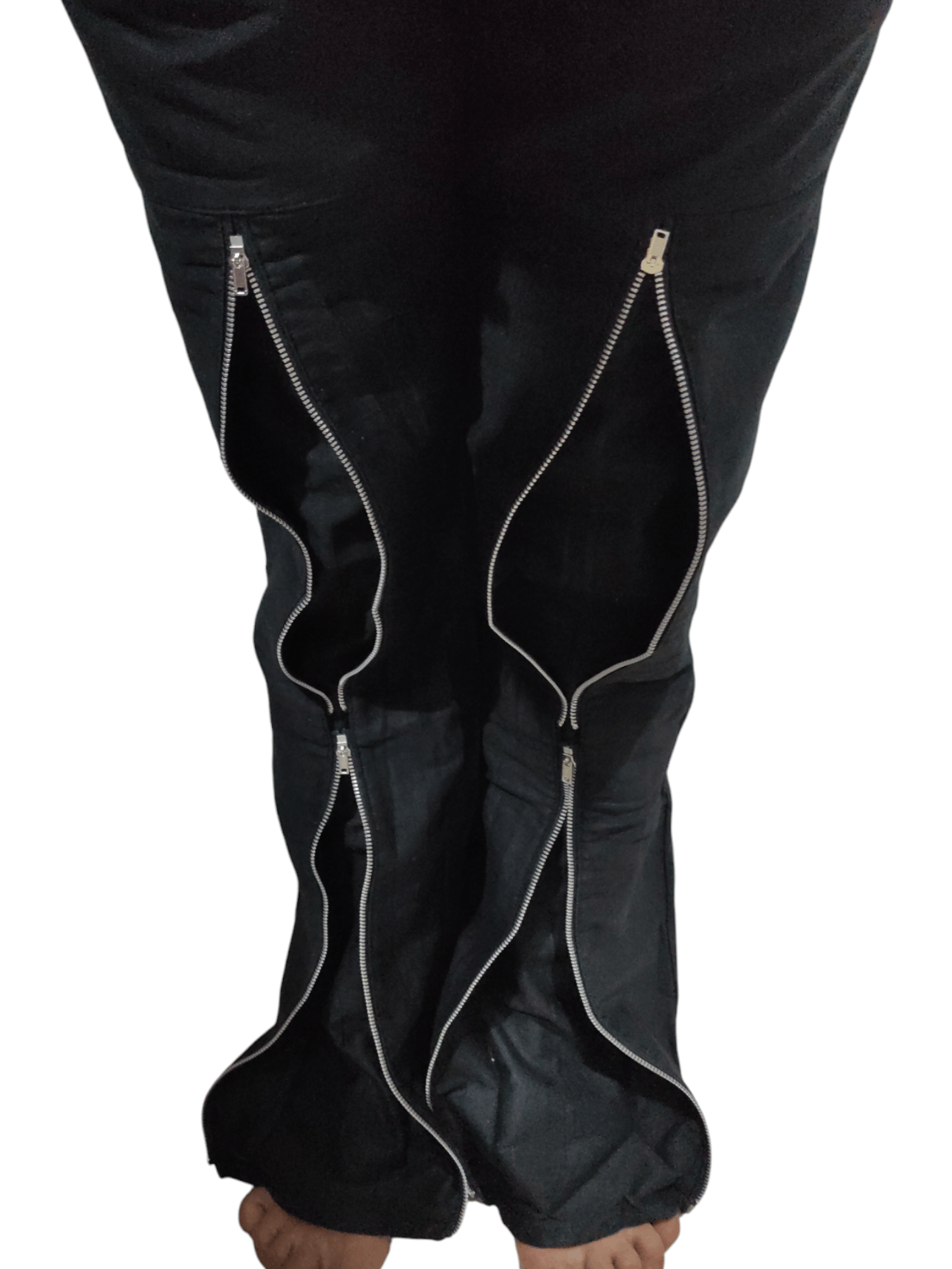 Japanese Brand Japanese Archive Mossimo Zipper Trousers Black Opium style Size US 30 / EU 46 - 2 Thumbnail