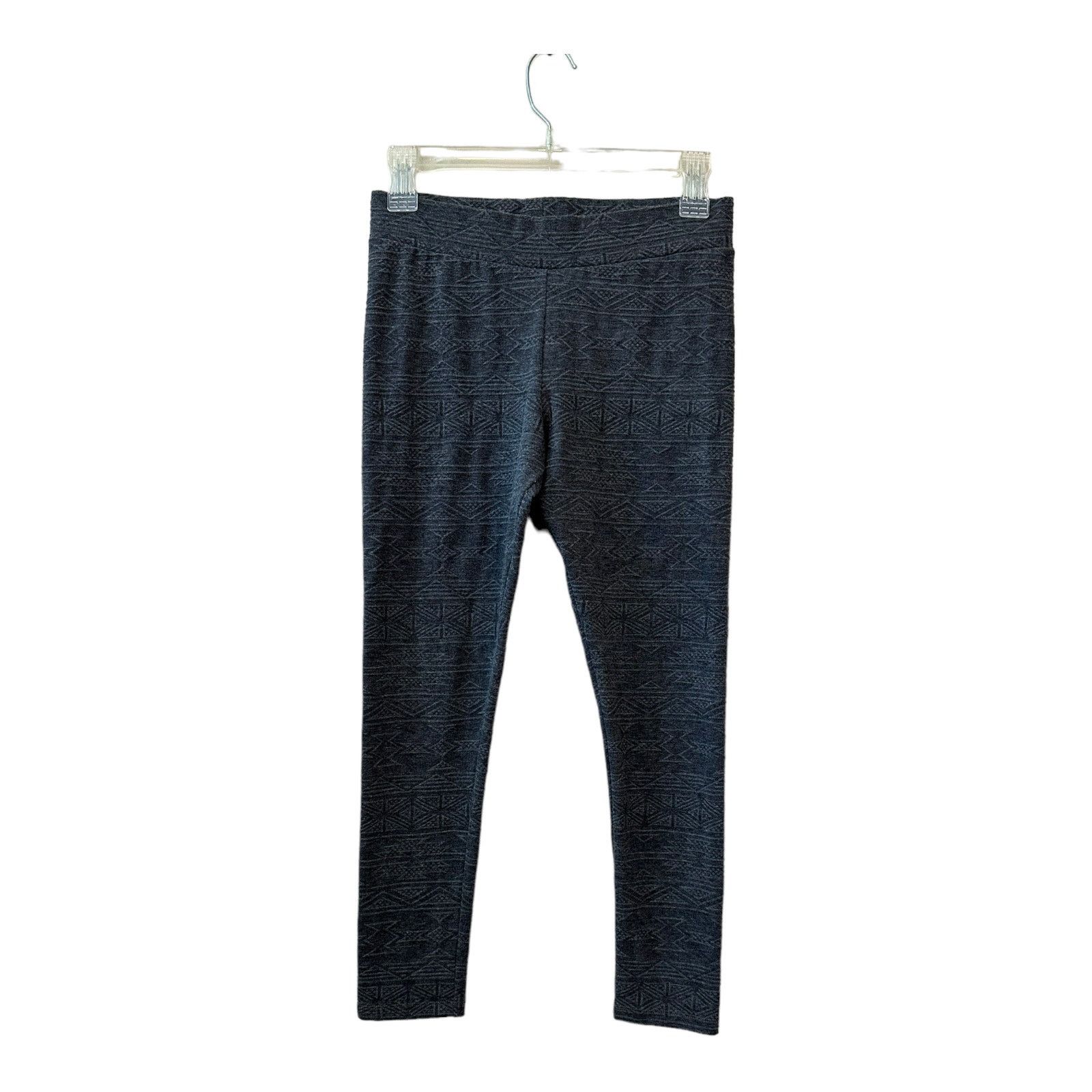 American Eagle Outfitters American Eagle gray textured high rise leggings size M Size 27" / US 4 / IT 40 - 6 Thumbnail