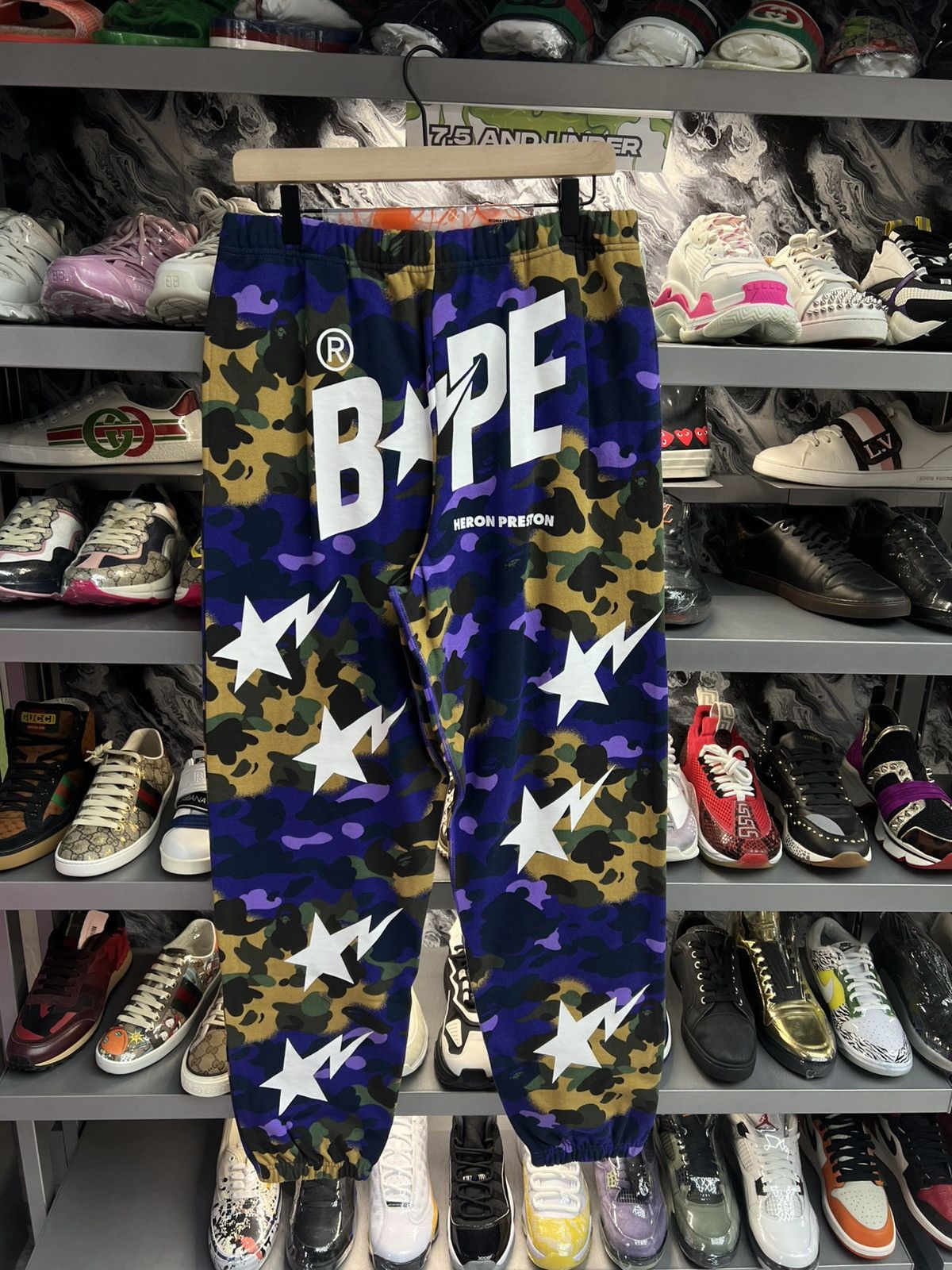 Bape Bape x Heron Preston SweatPants Size US 38 / EU 54 - 1 Thumbnail