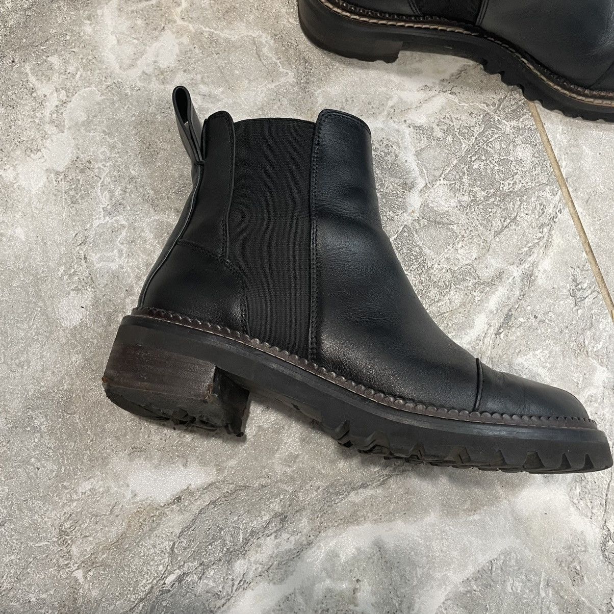 Chloe × See by Chloe 38 SEE BY CHLOE LEATHER HEELS SHOES BOOTS platform high old Size US 8 / IT 38 - 7 Thumbnail