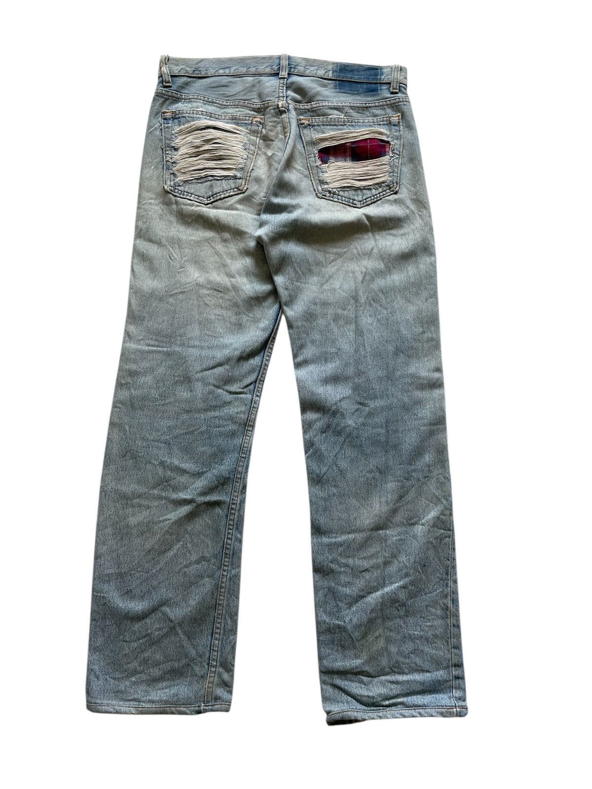 Japanese Brand × Vintage Vintage Japanese Brand Thrashed&Repair inspired Number Nine Size US 32 / EU 48 - 2 Thumbnail