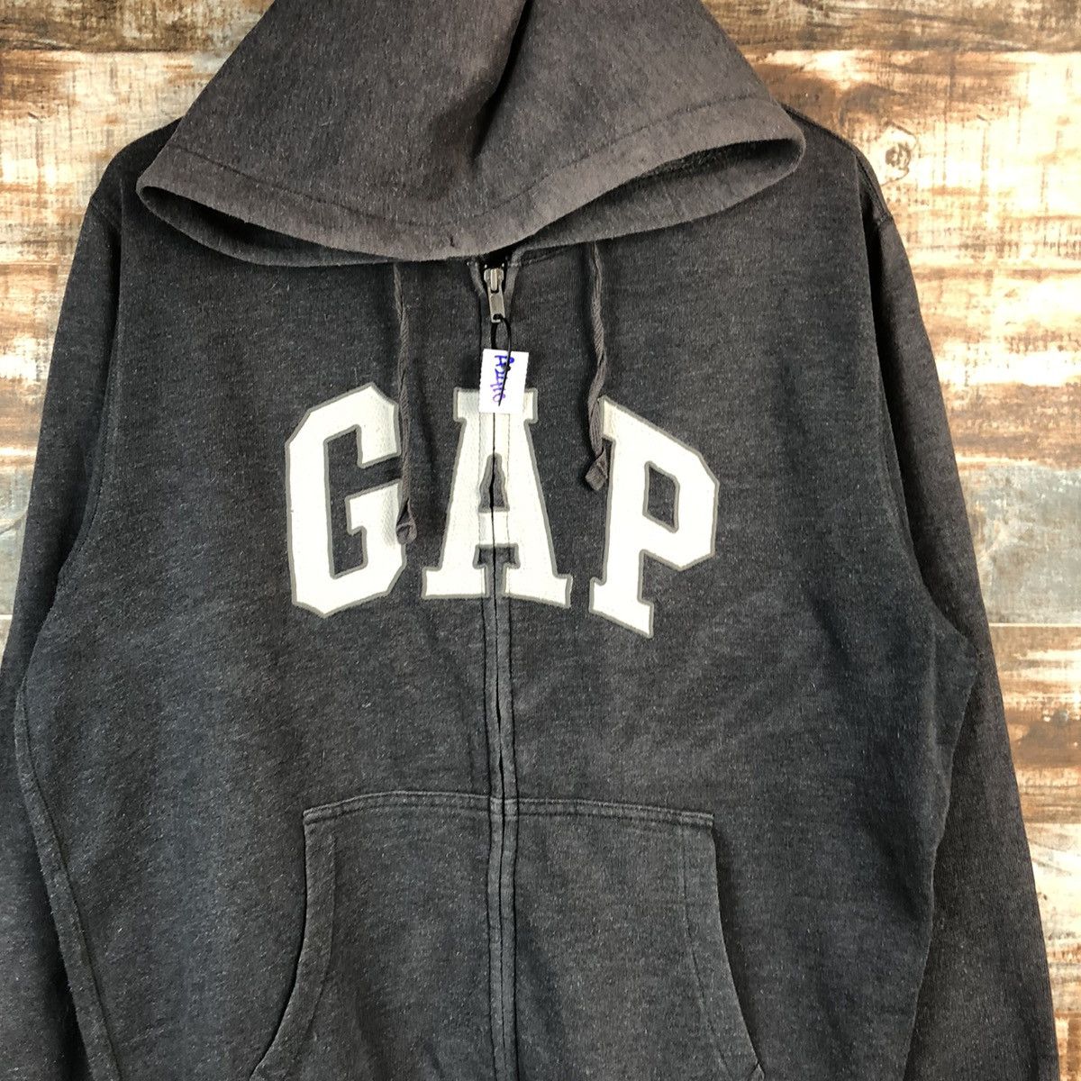 Gap Gap vintage faded Grey sweater Hoodie #A2410 Size US L / EU 52-54 / 3 - 5 Thumbnail