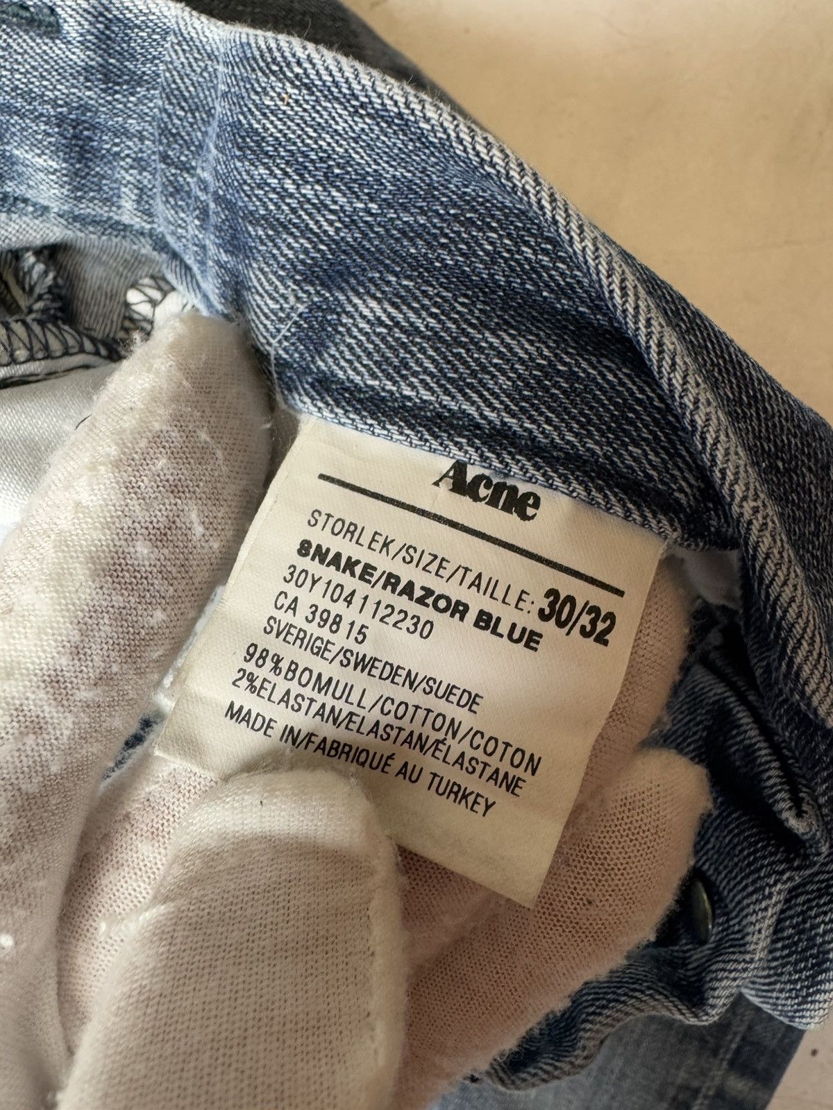 Acne Studios × Vintage Acne Jeans Denim Vintage Size 30" / US 8 / IT 44 - 8 Thumbnail